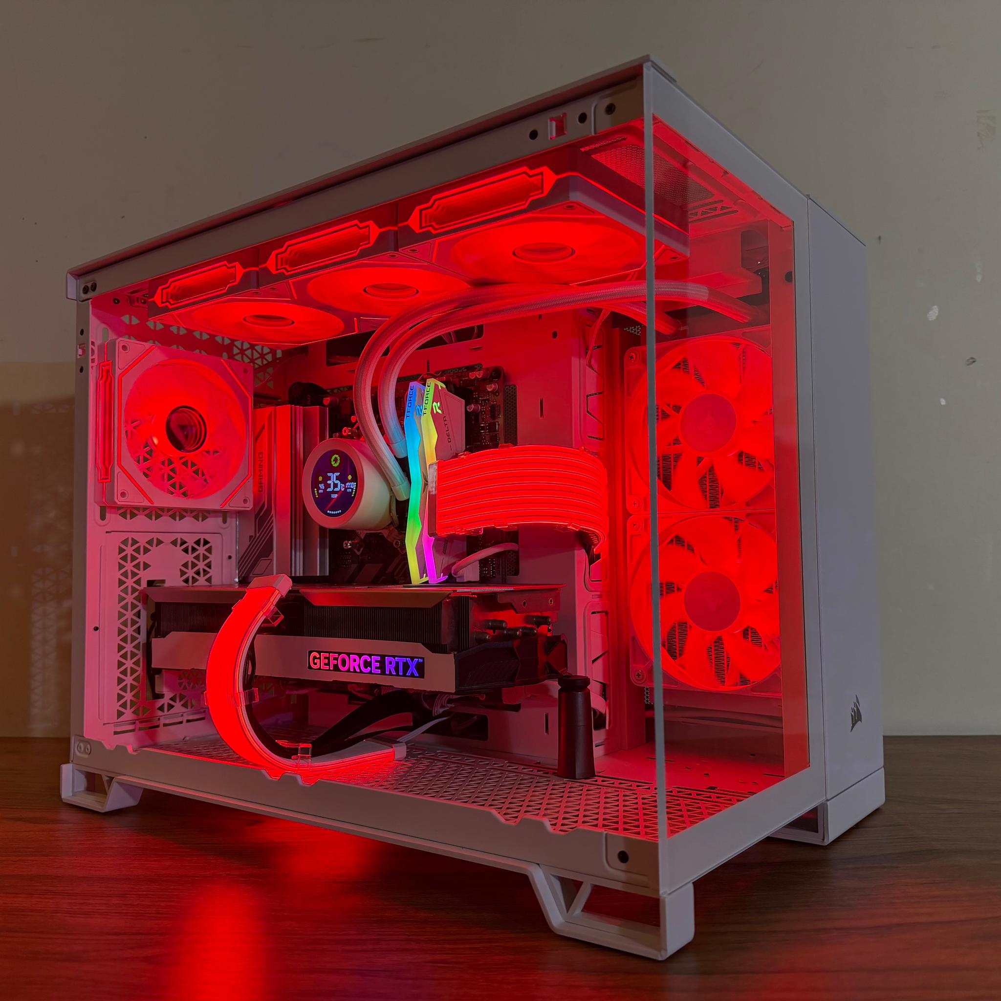 ❄️Corsair Glacier Prime: RTX 4070 Ti • Ryzen 9600X • DDR5 • All-White RGB Build