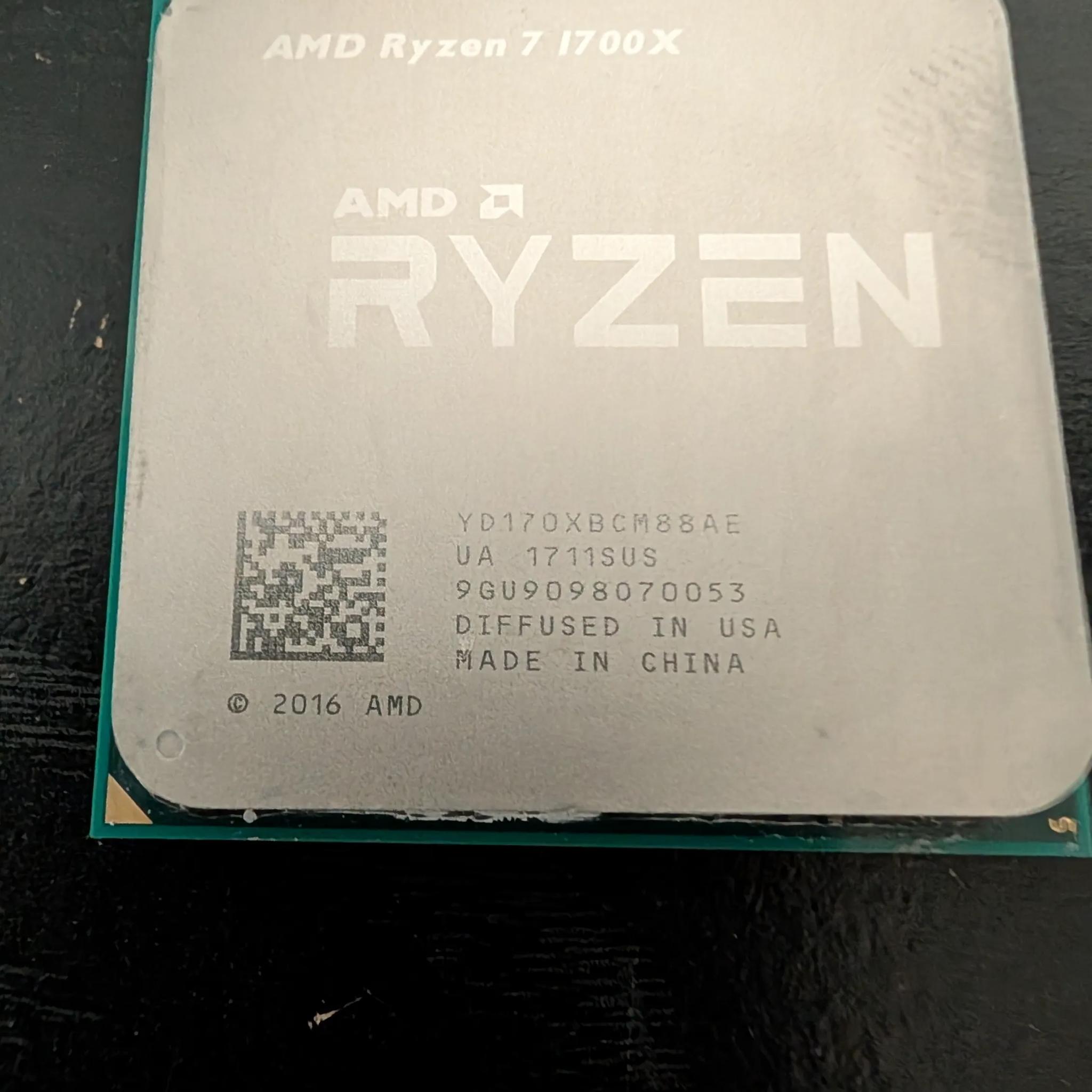 AMD Ryzen 7 1700x