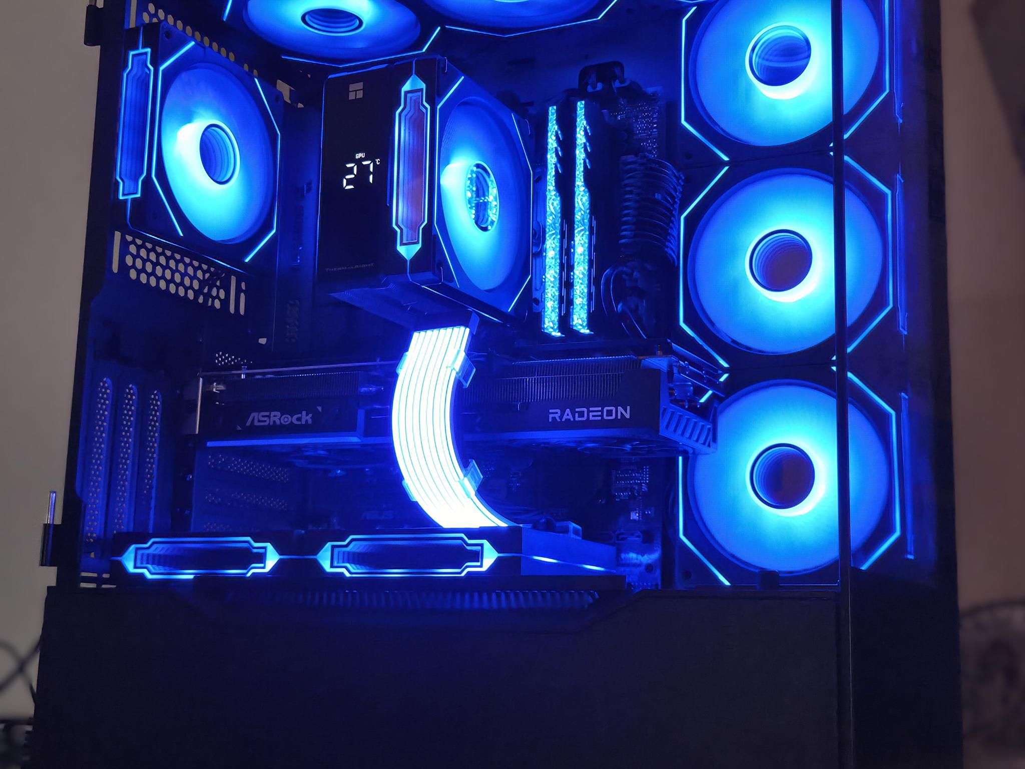 Dynamo!⚡– Ryzen 5 9600X • RX 9070 • 32GB DDR5 6000 • Temp Display • 1440p Gaming PC
