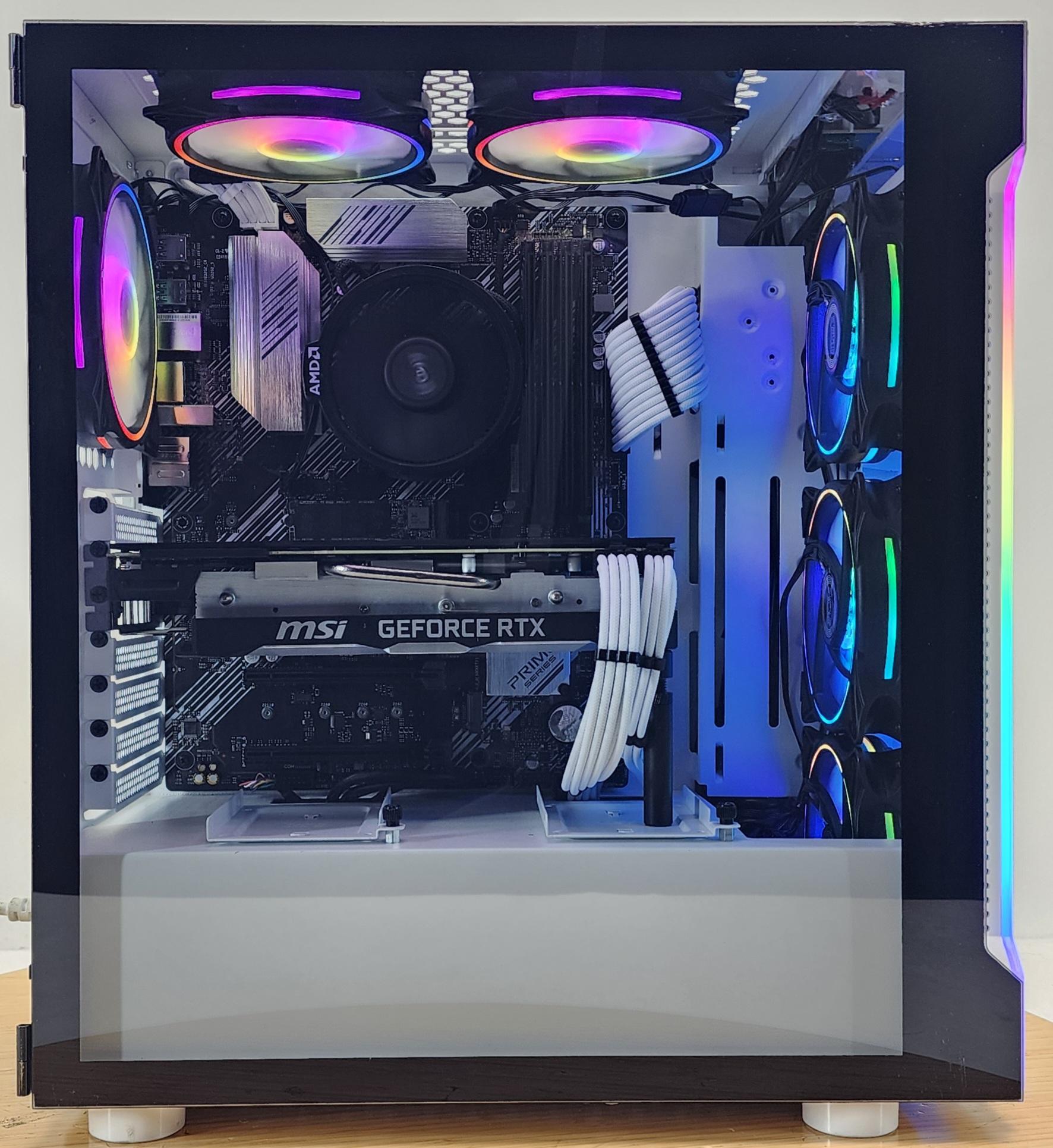 Gaming PC Ryzen 5 5600X 16GB RAM 512GB SSD RTX 2080 Super 8GB Win11 Computer