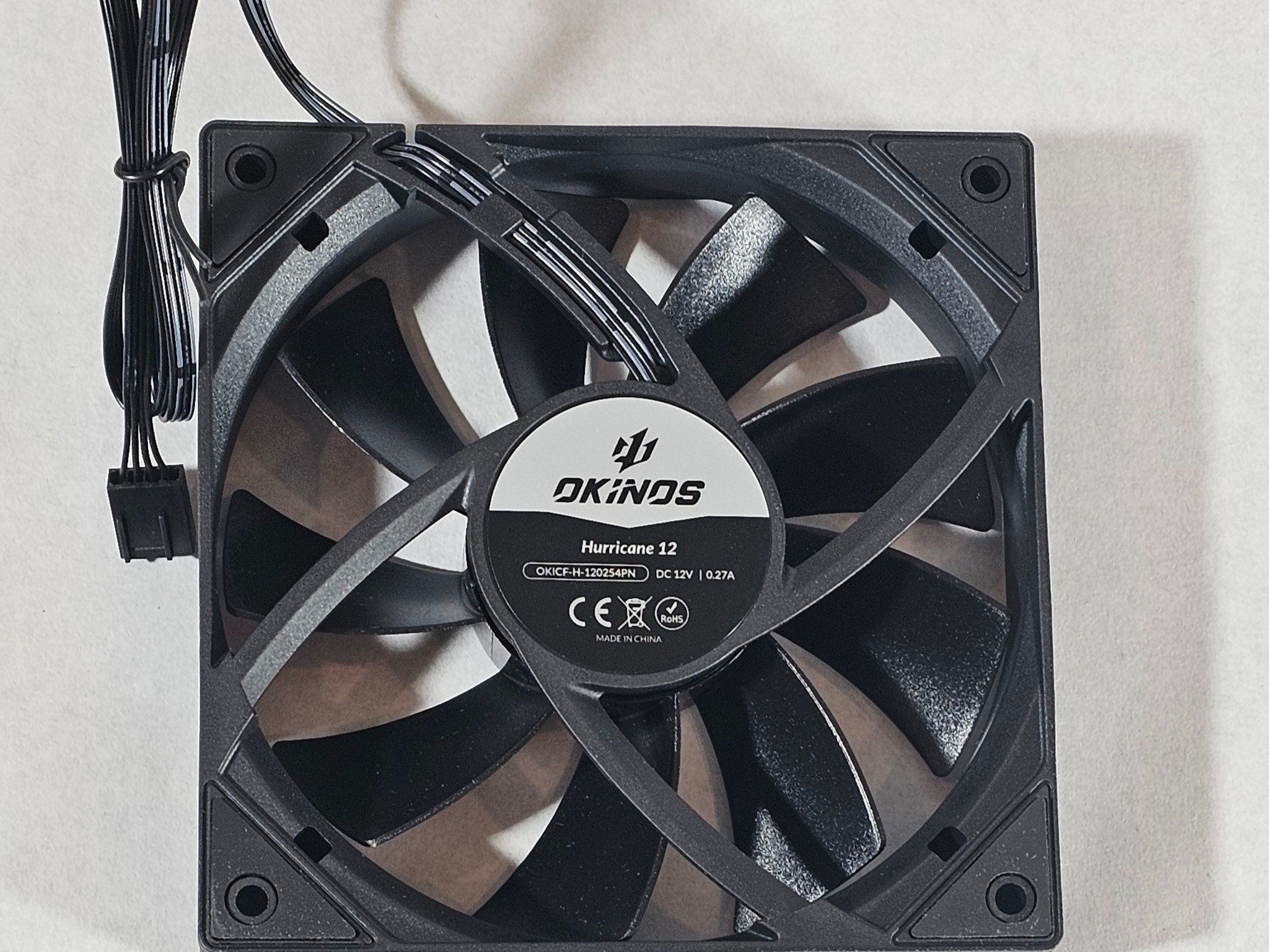 Box of (5) 120mm Okinos PC Fans Lot