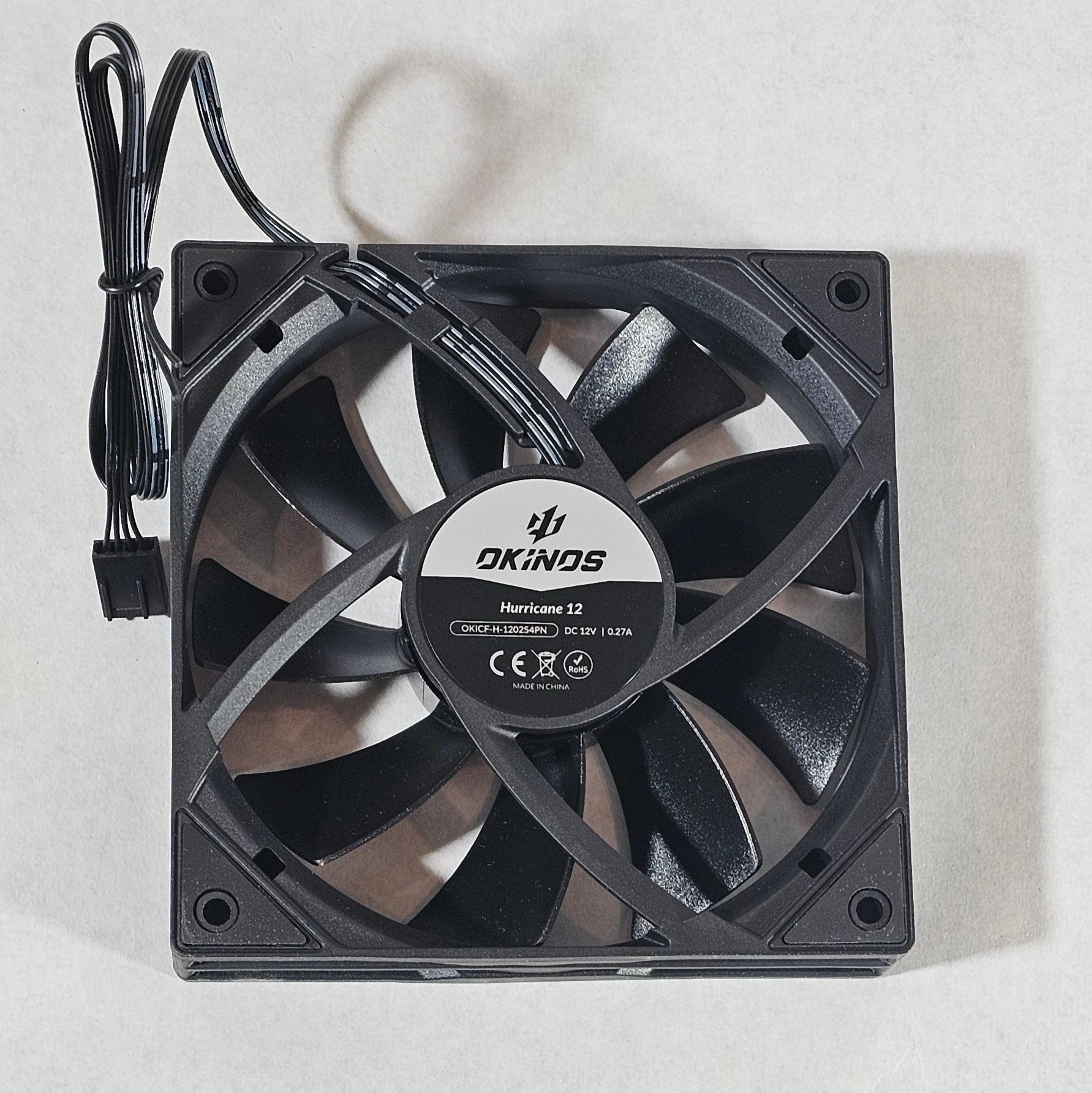 Box of (5) 120mm Okinos PC Fans Lot