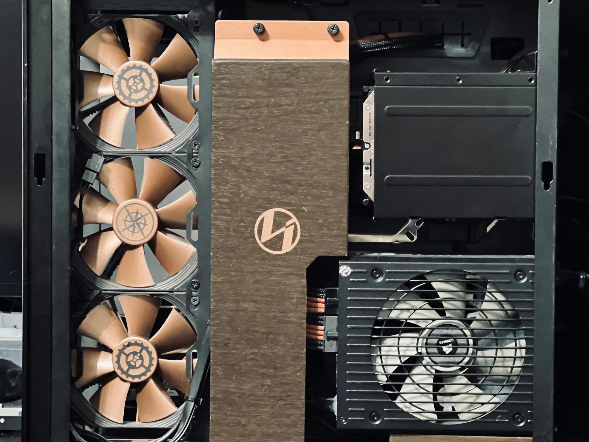 High-end gaming PC with a unique steampunk aesthetic - 5800X3D/6900 XT/32GB RAM