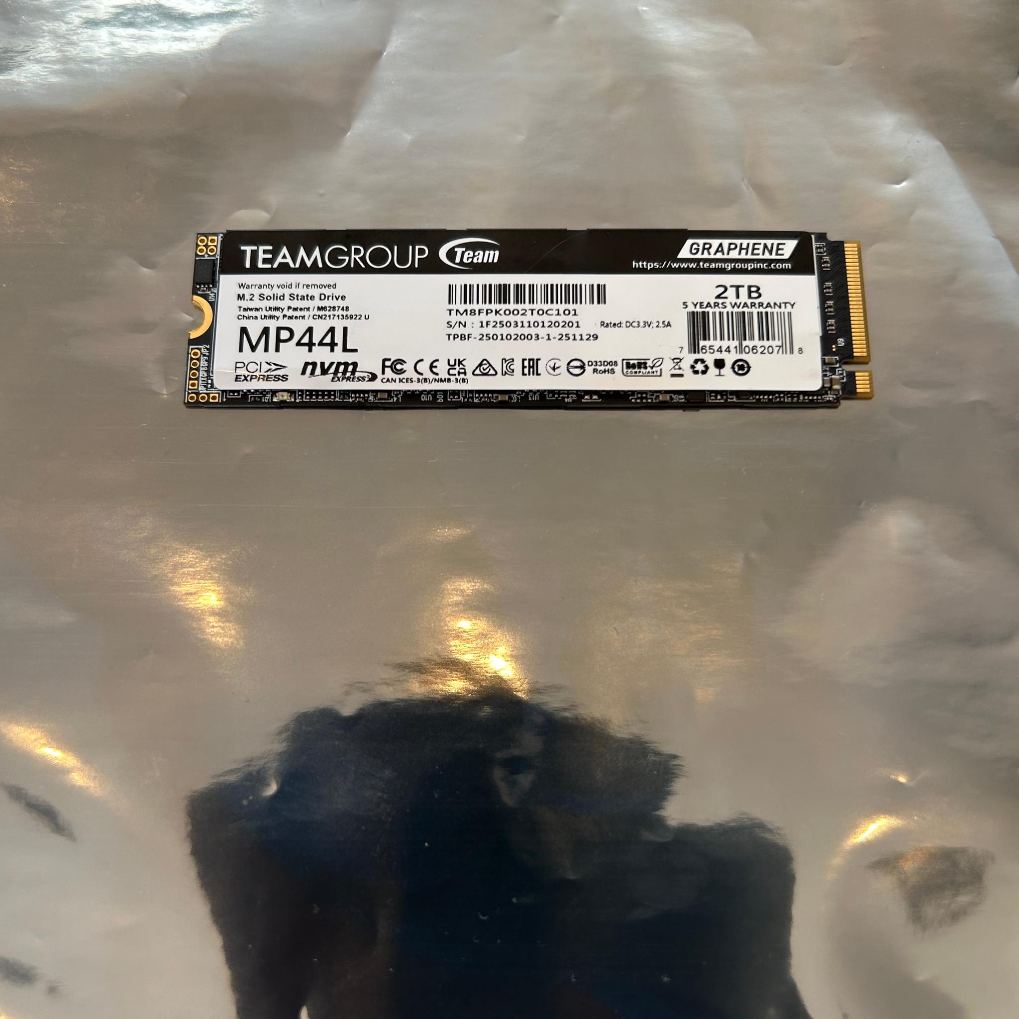 TeamGroup MP44L 2TB PCIe 4.0 NVMe