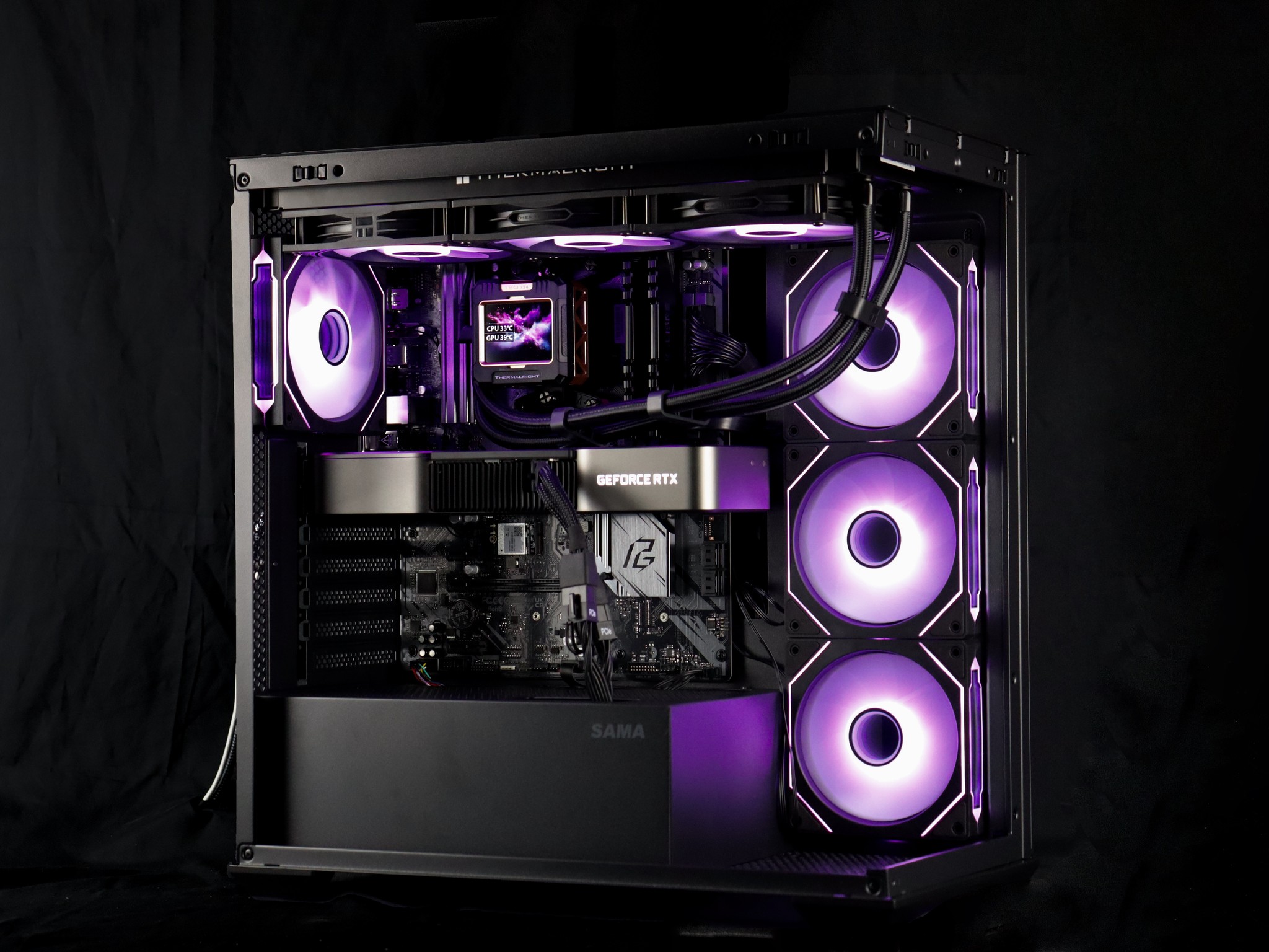 ⚜️♟️Obsidian Void V2 - 1440P Gaming PC | RTX 3080, Ryzen 9 3900X, 32GB RAM, 1TB NVMe SSD | ♟️⚜️