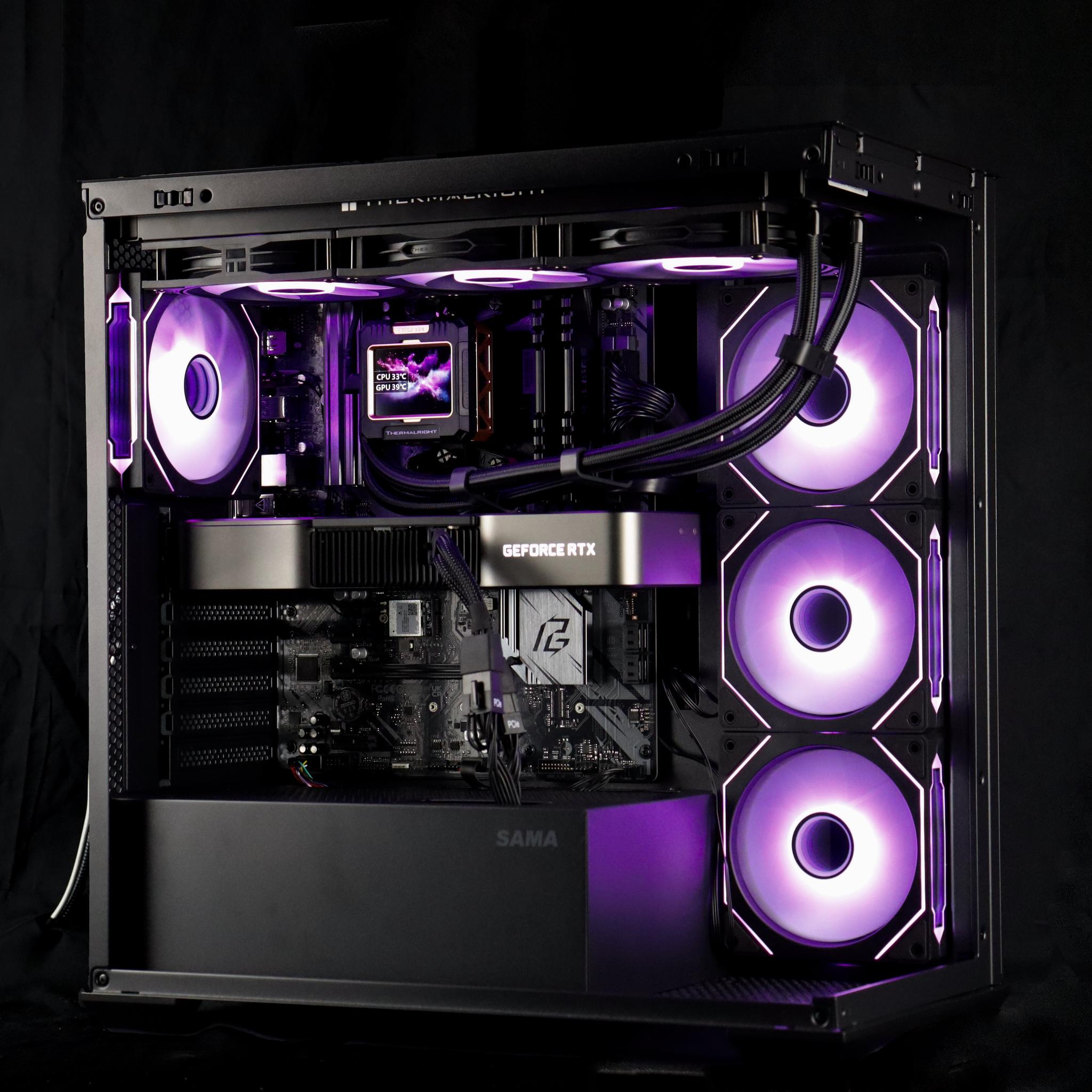 ⚜️♟️Obsidian Void V2 - 1440P Gaming PC | RTX 3080, Ryzen 9 3900X, 32GB RAM, 1TB NVMe SSD | ♟️⚜️