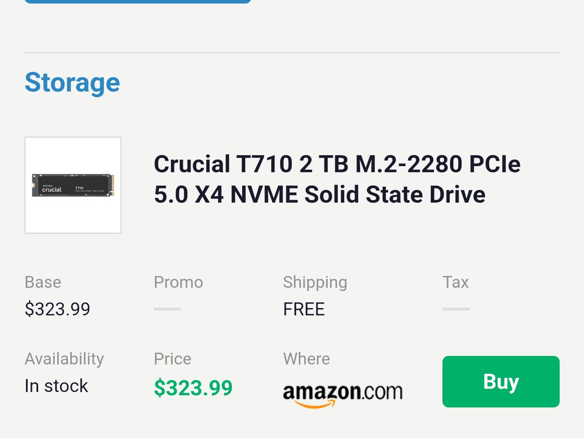 Crucial 710 2tb