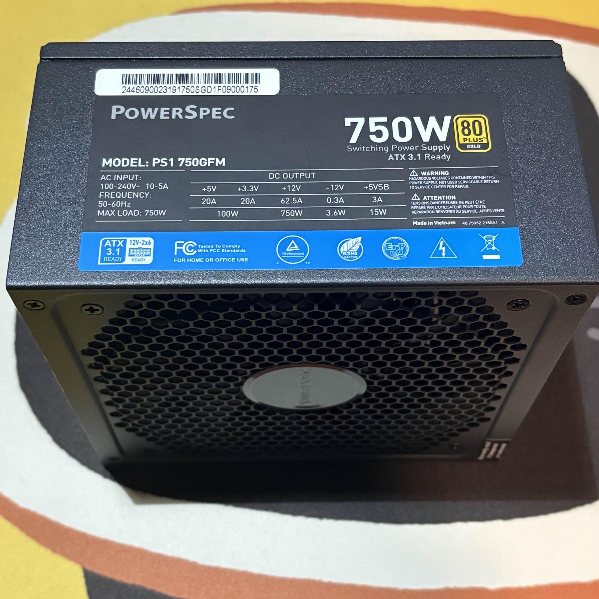 !NEW! Powerspec 750W GOLD Modular