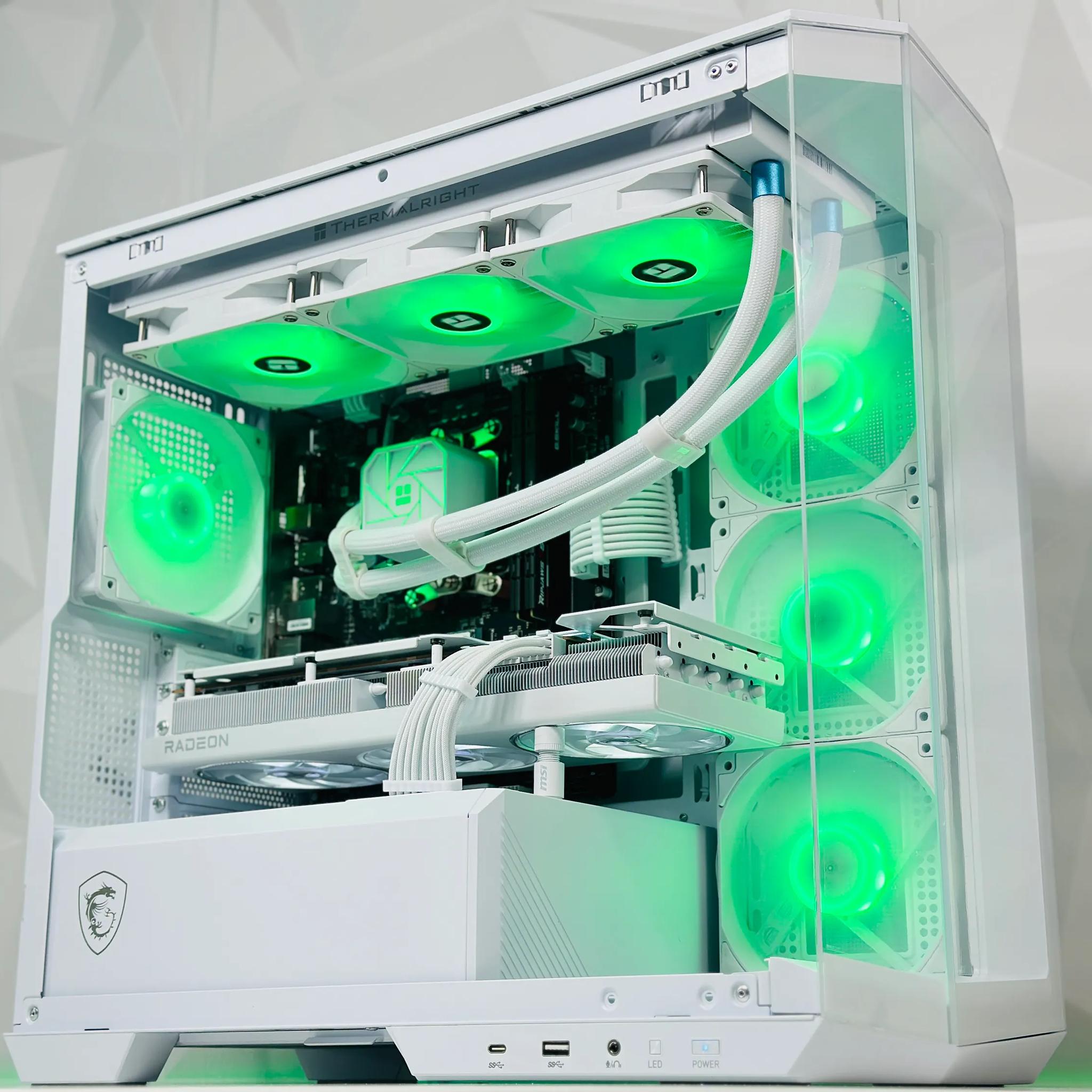 💧Liquid Cooled Gaming PC❄️AMD RX 7900 XT 20GB❄️AMD Ryzen 7 7800X3D❄️32GB DDR5❄️ 2TB