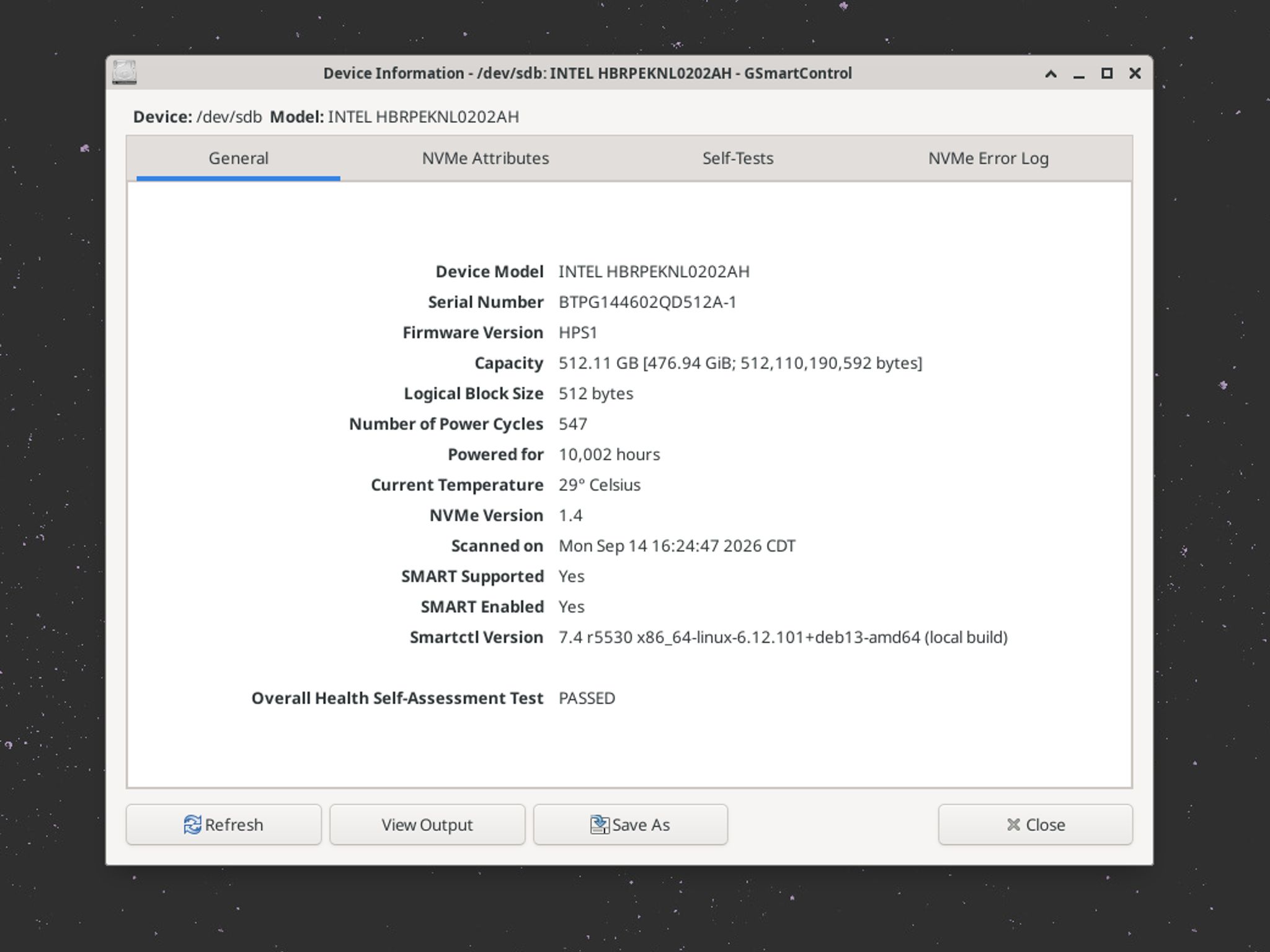 Intel Optane Memory H10 HBRPEKNX0202A 512GB+32GB NAND M.2 2280 Solid State Drive