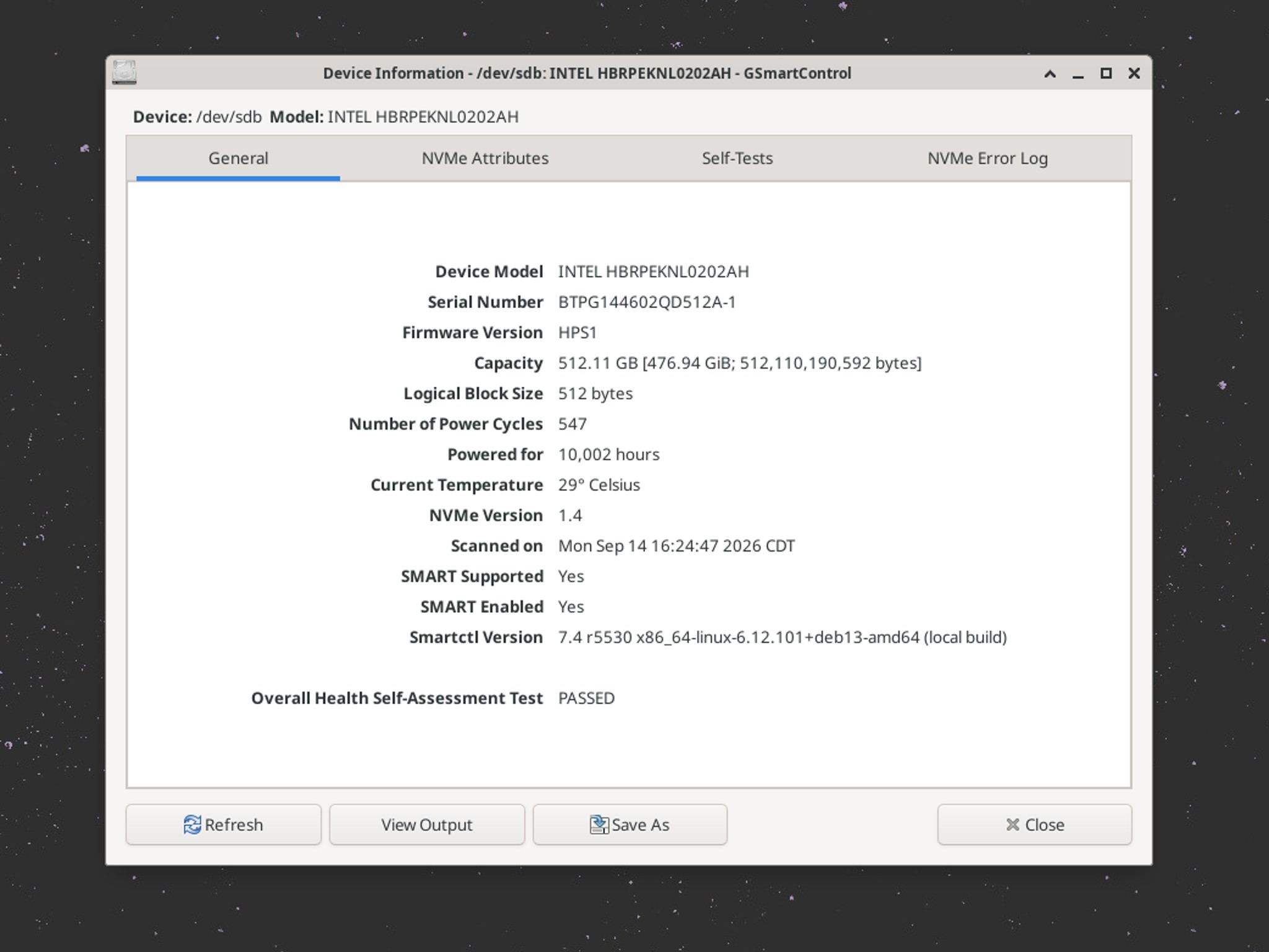 Intel Optane Memory H10 HBRPEKNX0202A 512GB+32GB NAND M.2 2280 Solid State Drive