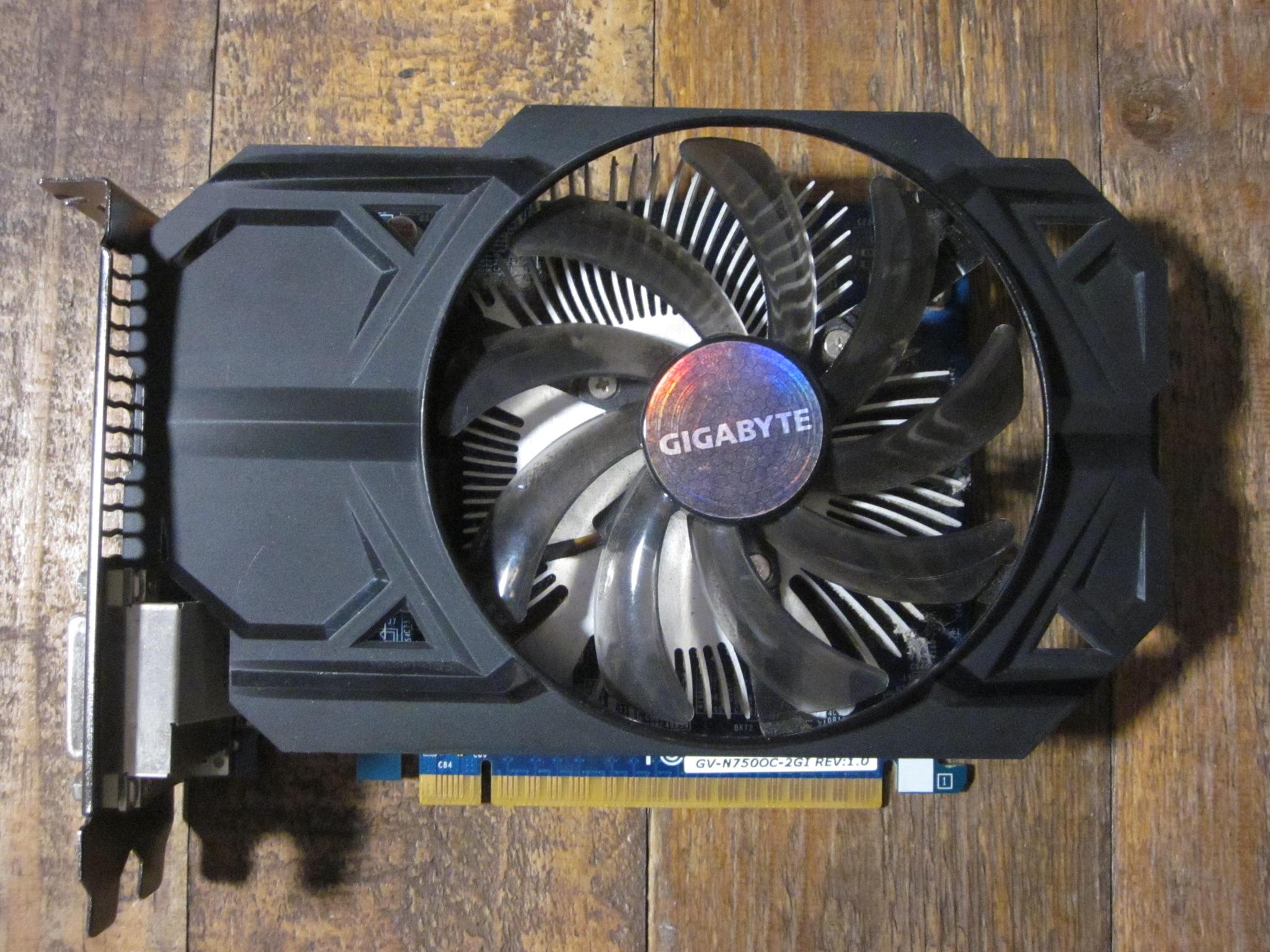 Gigabyte GeForce GTX 750 2 GB Video Card