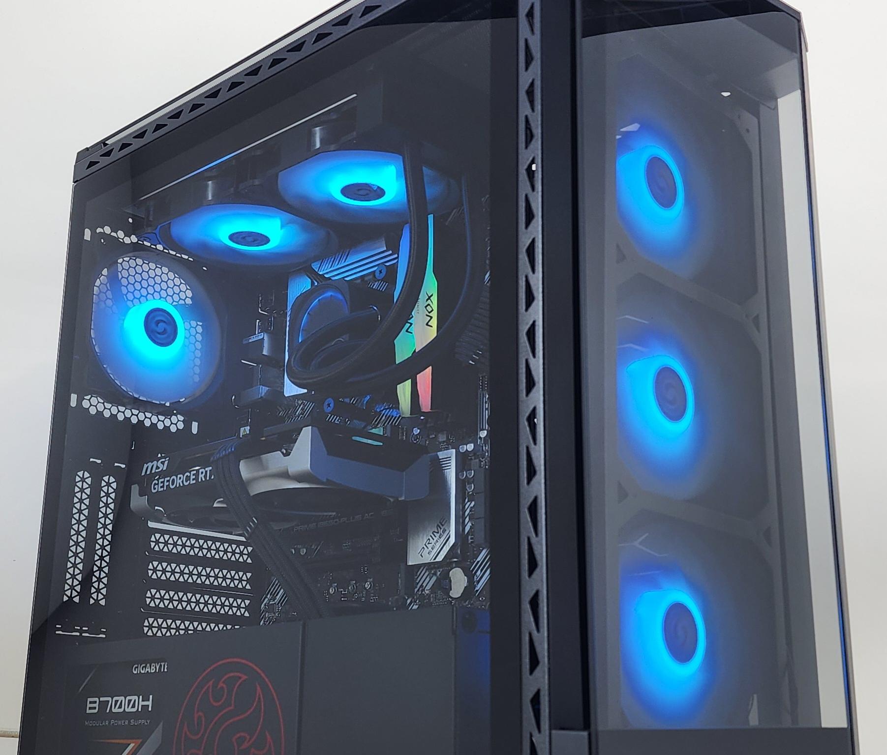 Gaming PC Ryzen 7 5700X 16GB RAM 1TB SSD RTX 5060  8GB Windows 11 Computer
