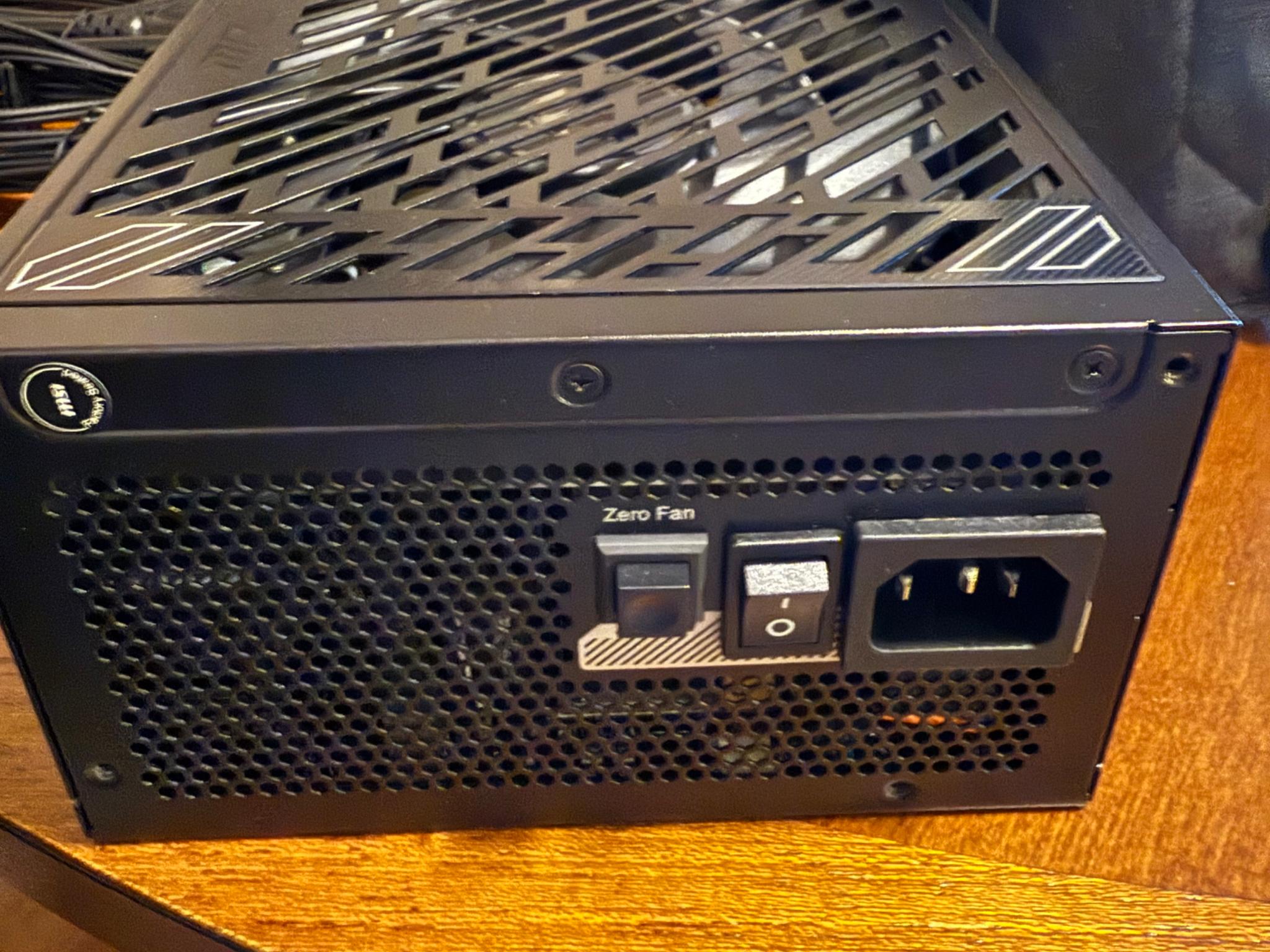 Brand new MSI A1000GS PSU