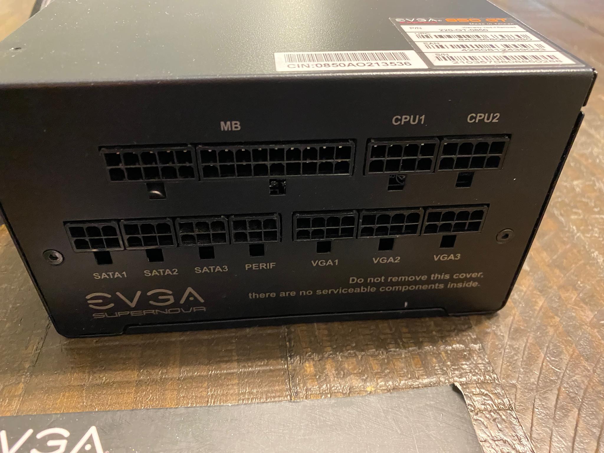 EVGA 850W GT Gold Power Supply
