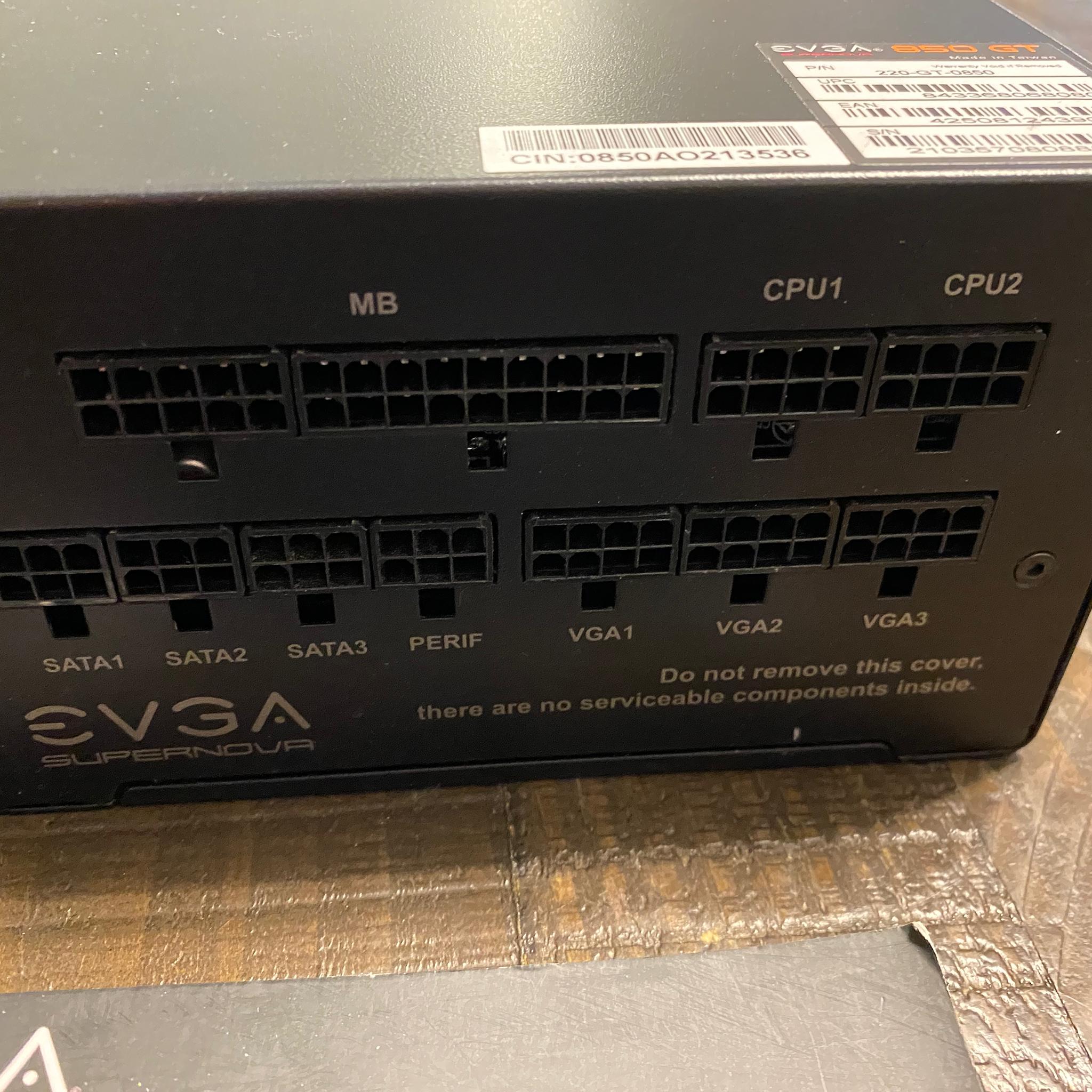 EVGA 850W GT Gold Power Supply