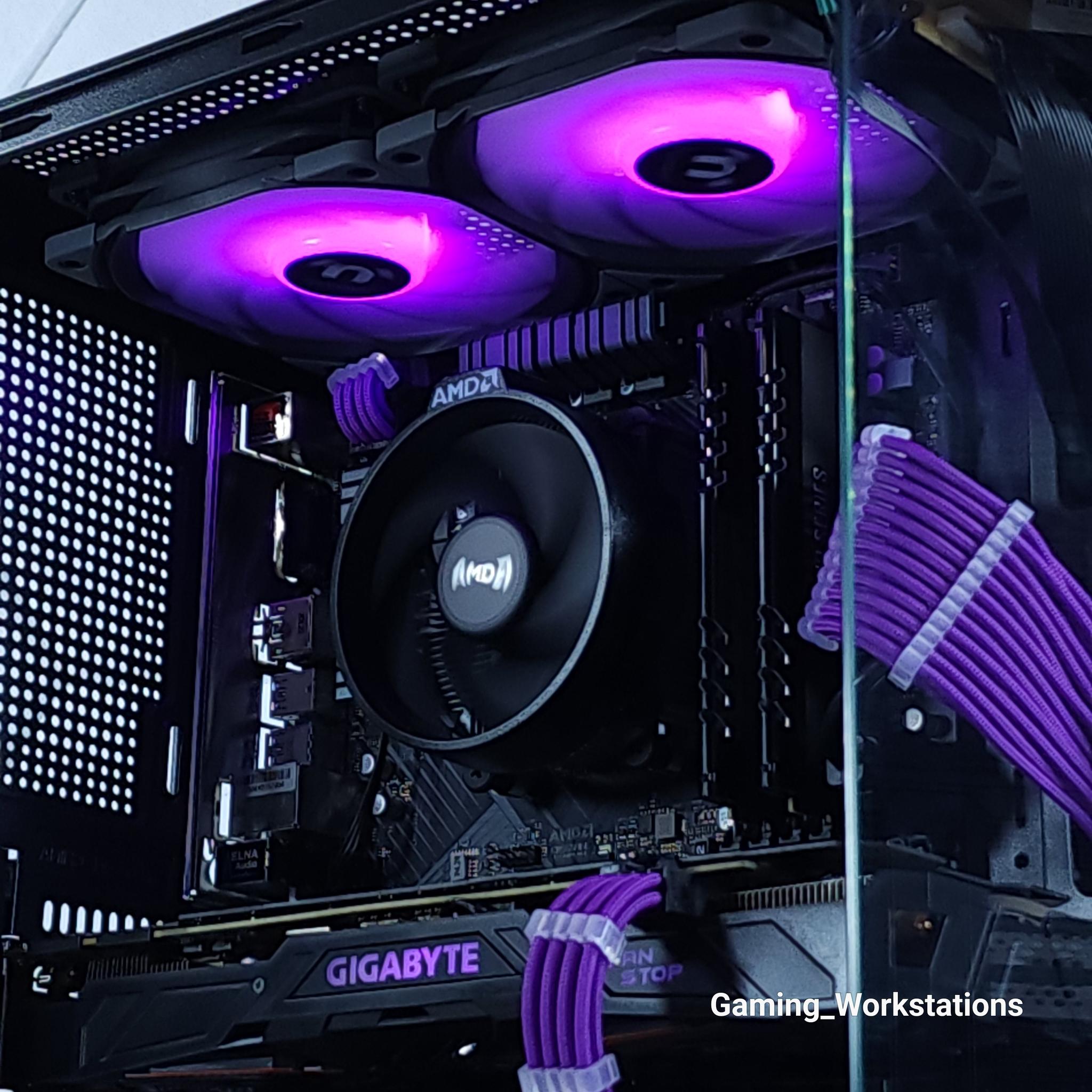 💜GTX 1070Ti●Ryzen 3 4100●1080p Gaming Computer