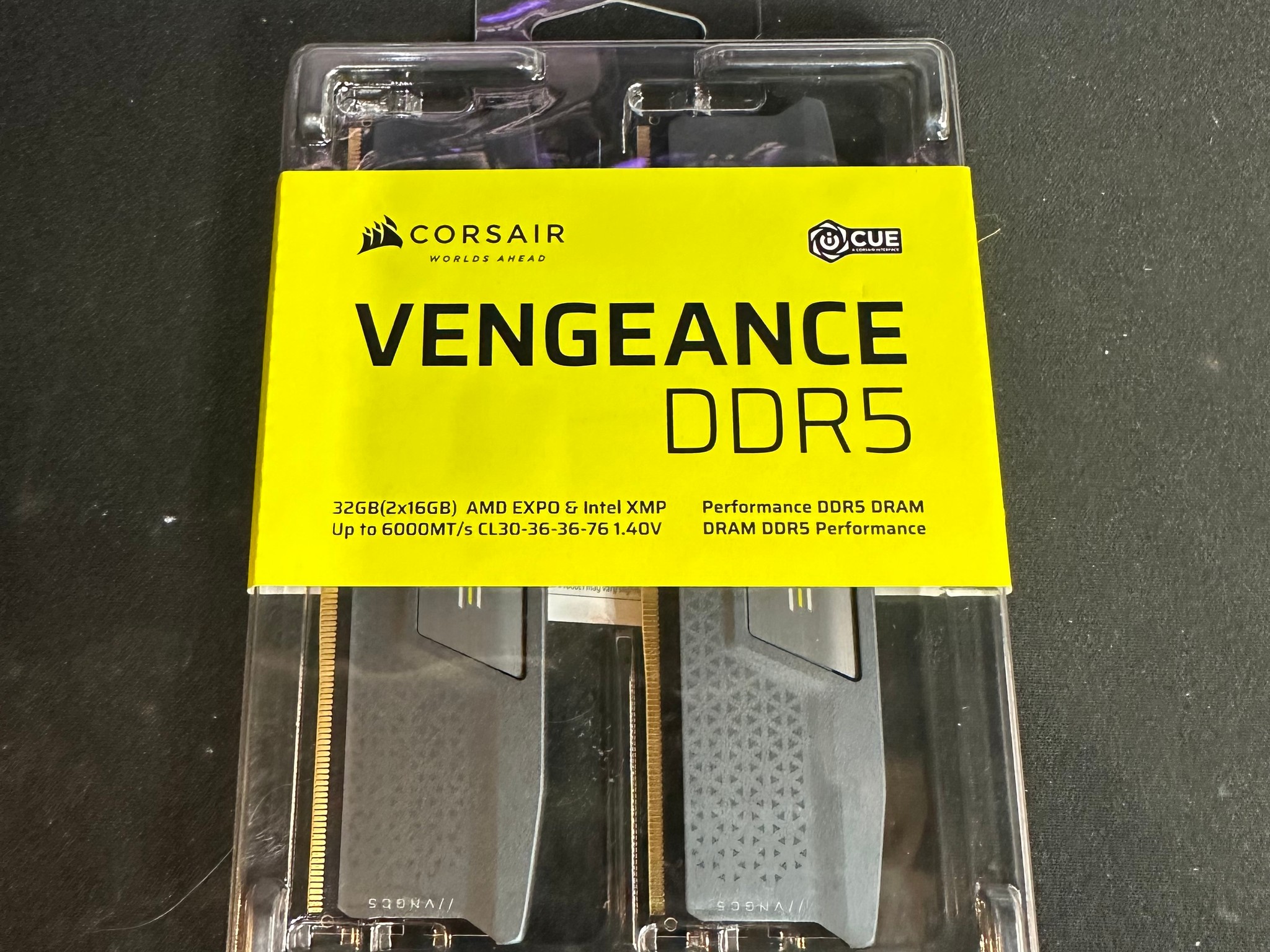 Vengeance DDR5 6000MT/s CL30-36-36-76 1.40v