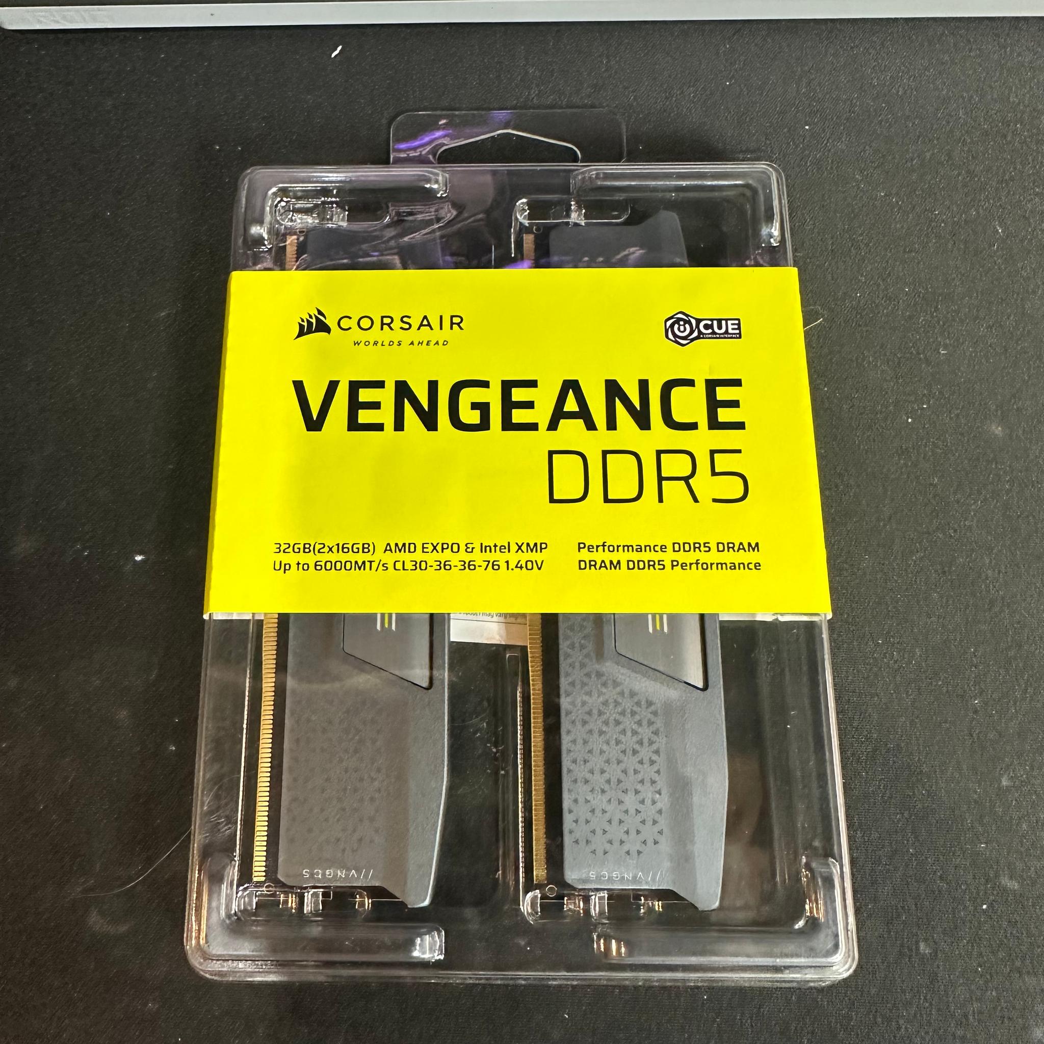 Vengeance DDR5 6000MT/s CL30-36-36-76 1.40v