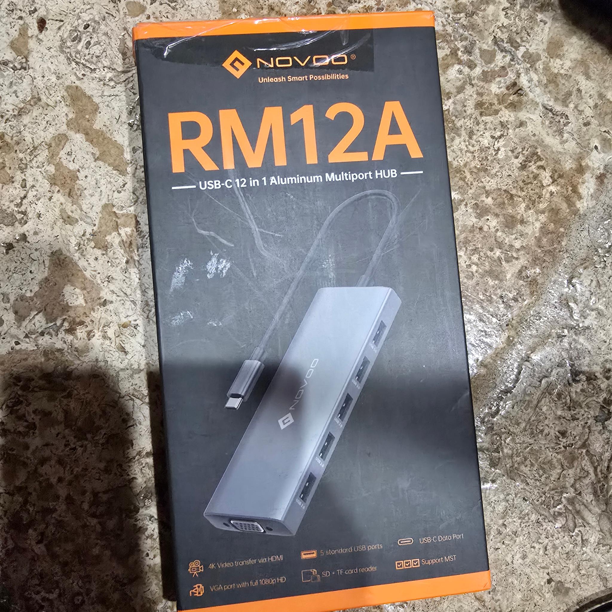 USB C Docking Station 12 in 1 Docking Station Dual Monitor with 2 HDMI VGA 5 USB Ports 100W PD USB-C