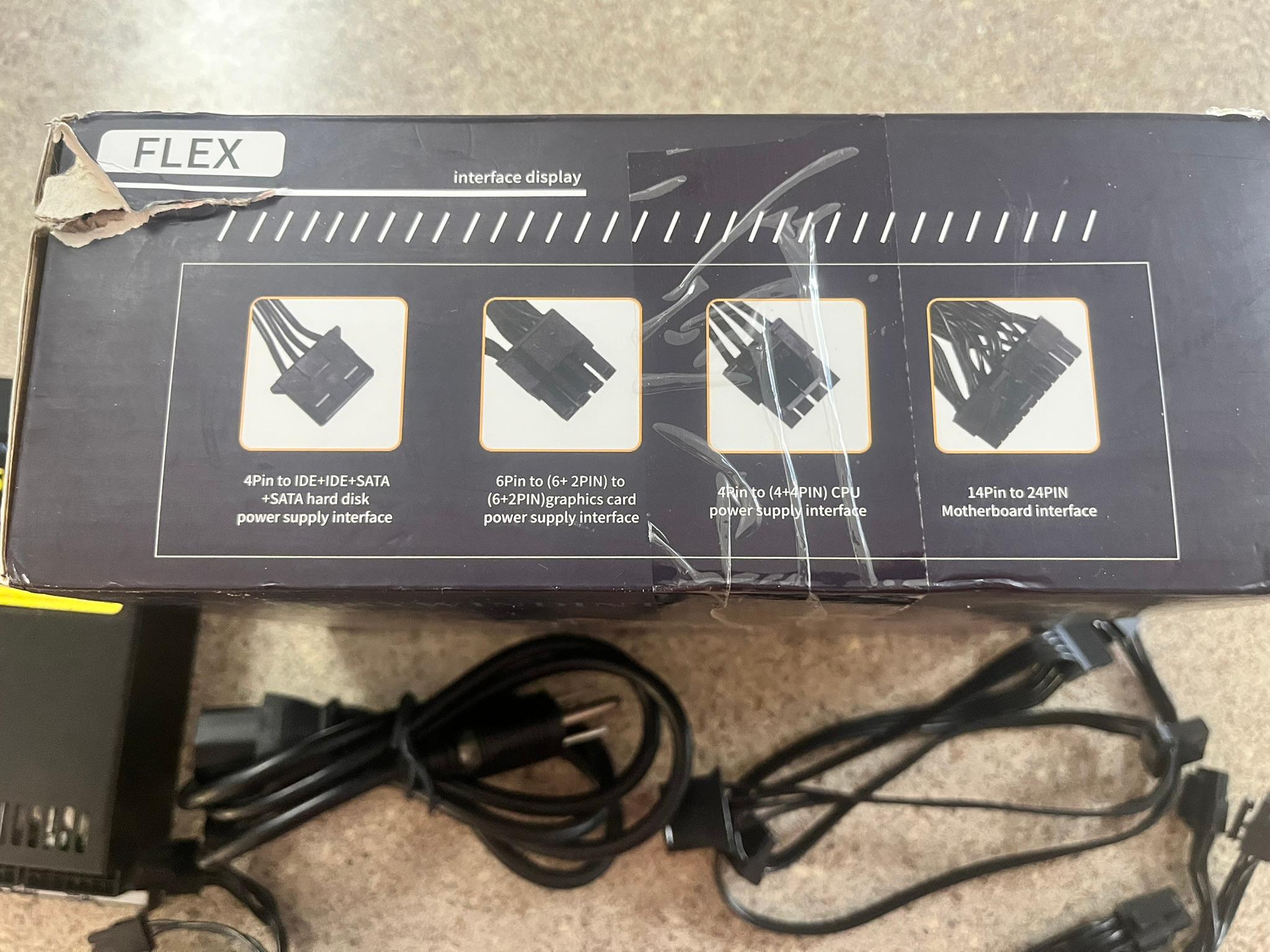 TF Skywindintl TF550 550W Flex ATX Power Supply (Fully Modular, 90-264V)