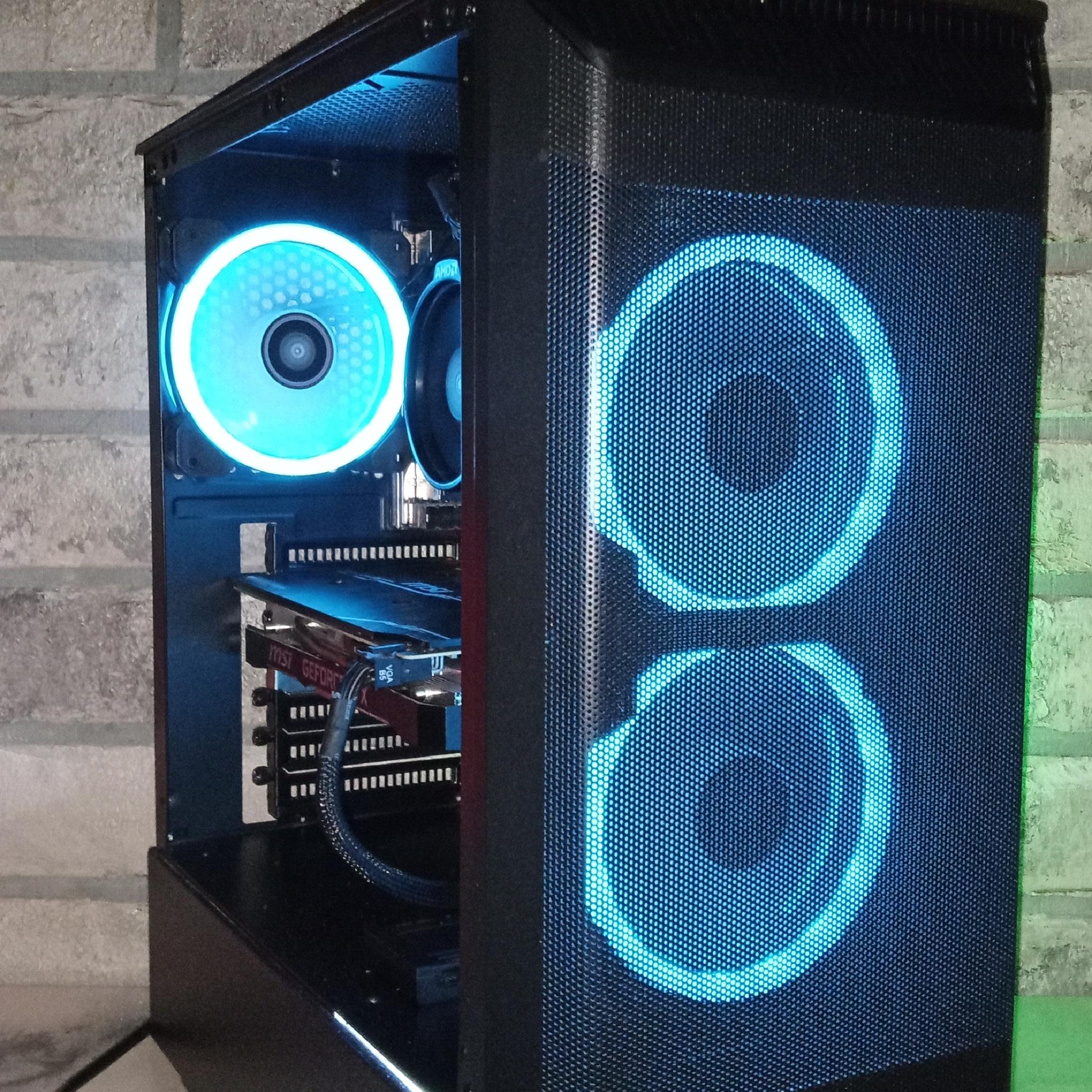 DESKTOP COMPUTER/RYZEN 5/RTX 2060/16GB RAM/512 SSD/600W PSU/WIN 11 PRO/WIFI