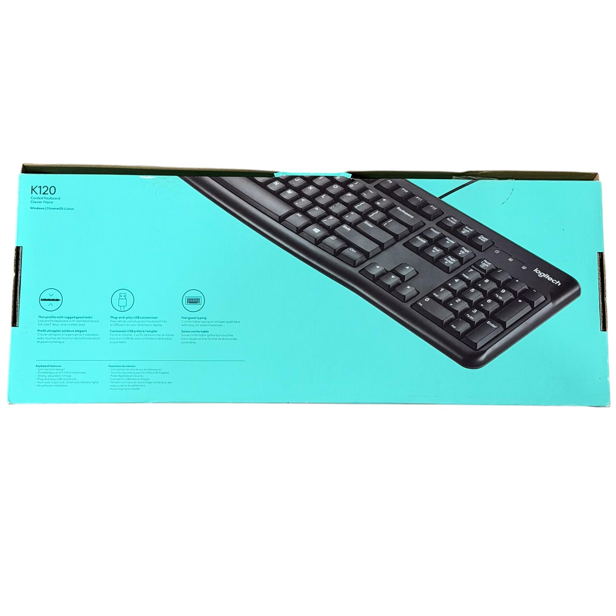 Logitech K120 Wired USB Keyboard
