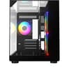 3 glass panel infinity fan case x3 120mm fans