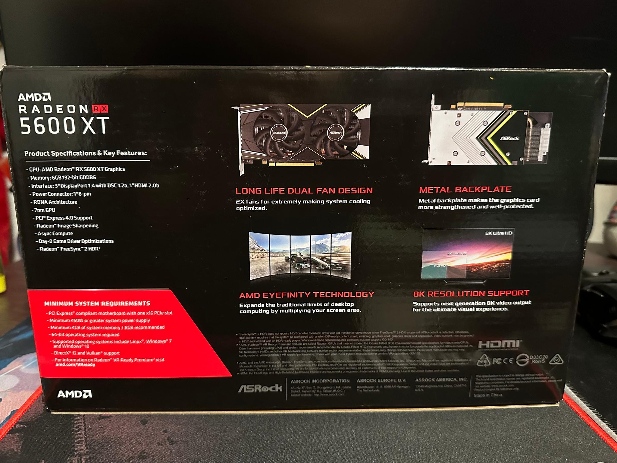 Asrock Challenger RX 5600XT 6GB