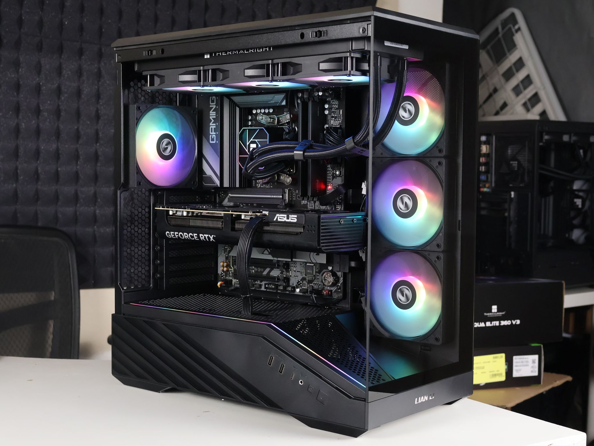 ⚫ Ryzen 7 9700X/RTX 5070Ti 16GB Gaming/Streaming PC ⚫