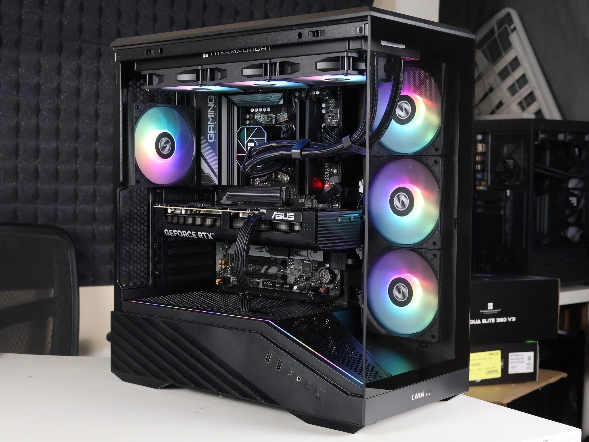 ⚫ Ryzen 7 9700X/RTX 5070Ti 16GB Gaming/Streaming PC ⚫
