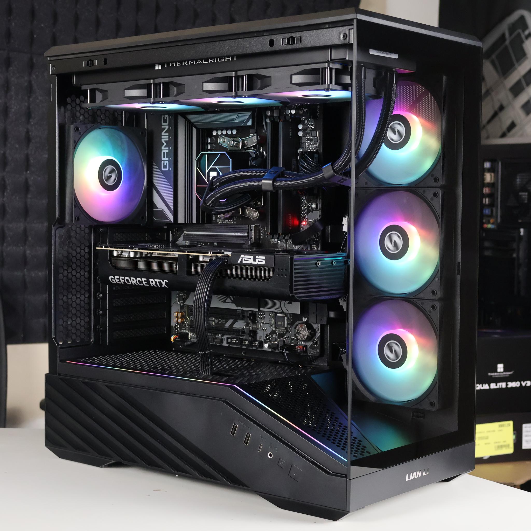 ⚫ Ryzen 7 9700X/RTX 5070Ti 16GB Gaming/Streaming PC ⚫