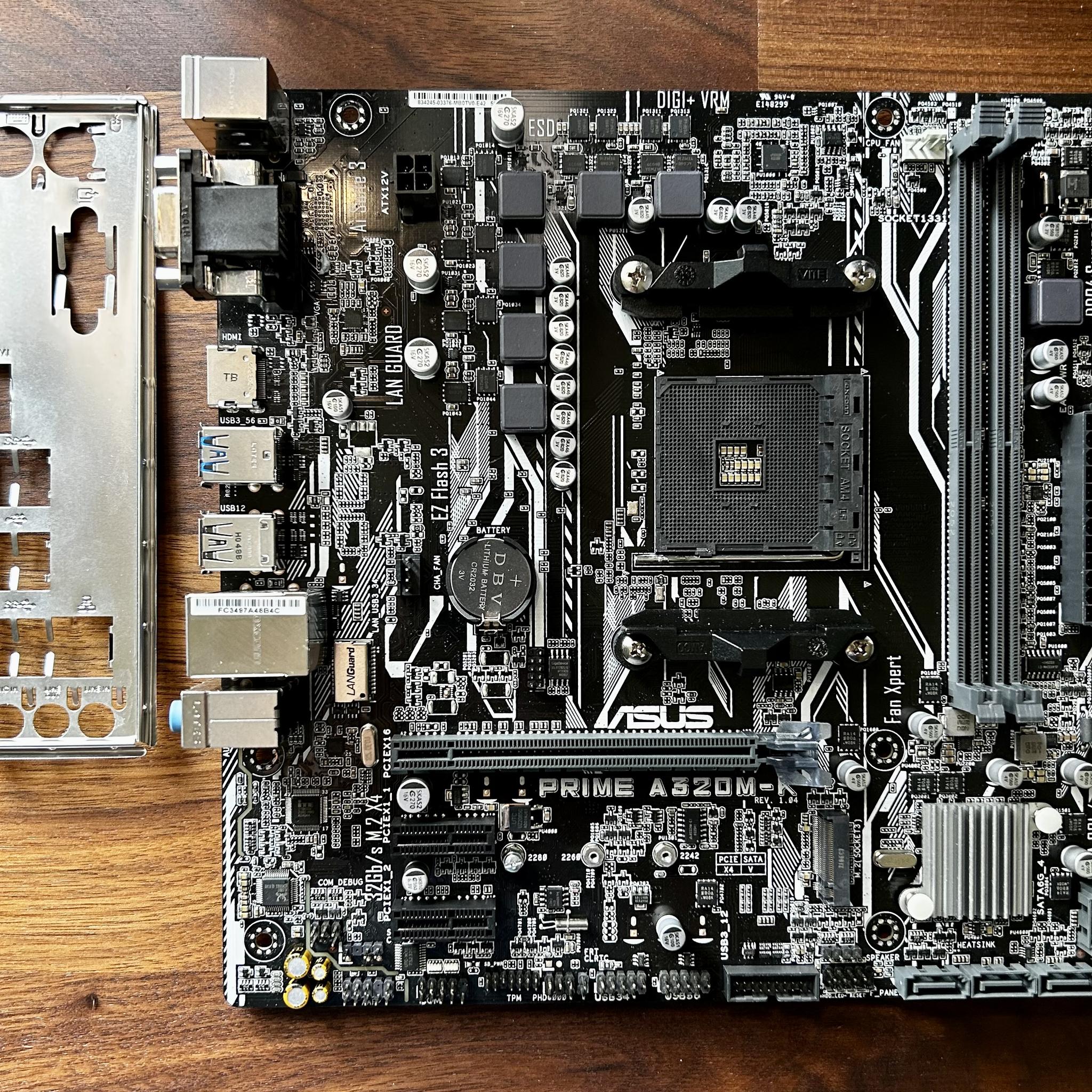 ASUS A320M-K AM4 DDR4 Micro ATX