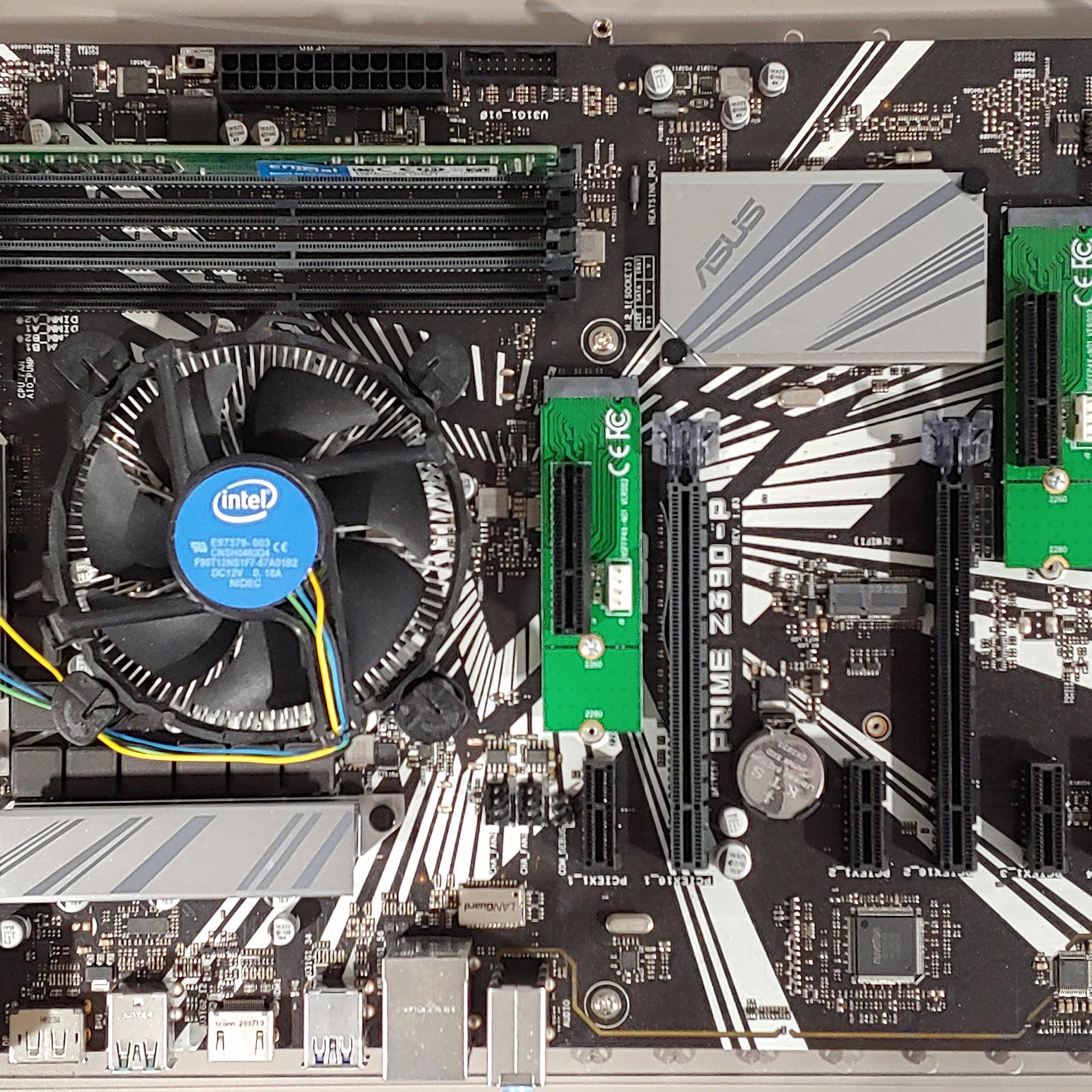 ASUS PRIME Z390-P + Celeron G4930 + 8GB DDR4-2400 – Tested – Box & Accessories