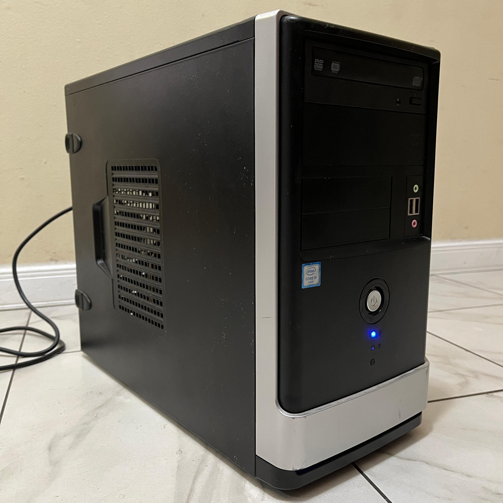 🖥️ Budget Sleeper Office Gaming PC – Intel i5-7400, NVIDIA GTX 1070 8GB, 1TB Storage & 12 GB RAM 🔥