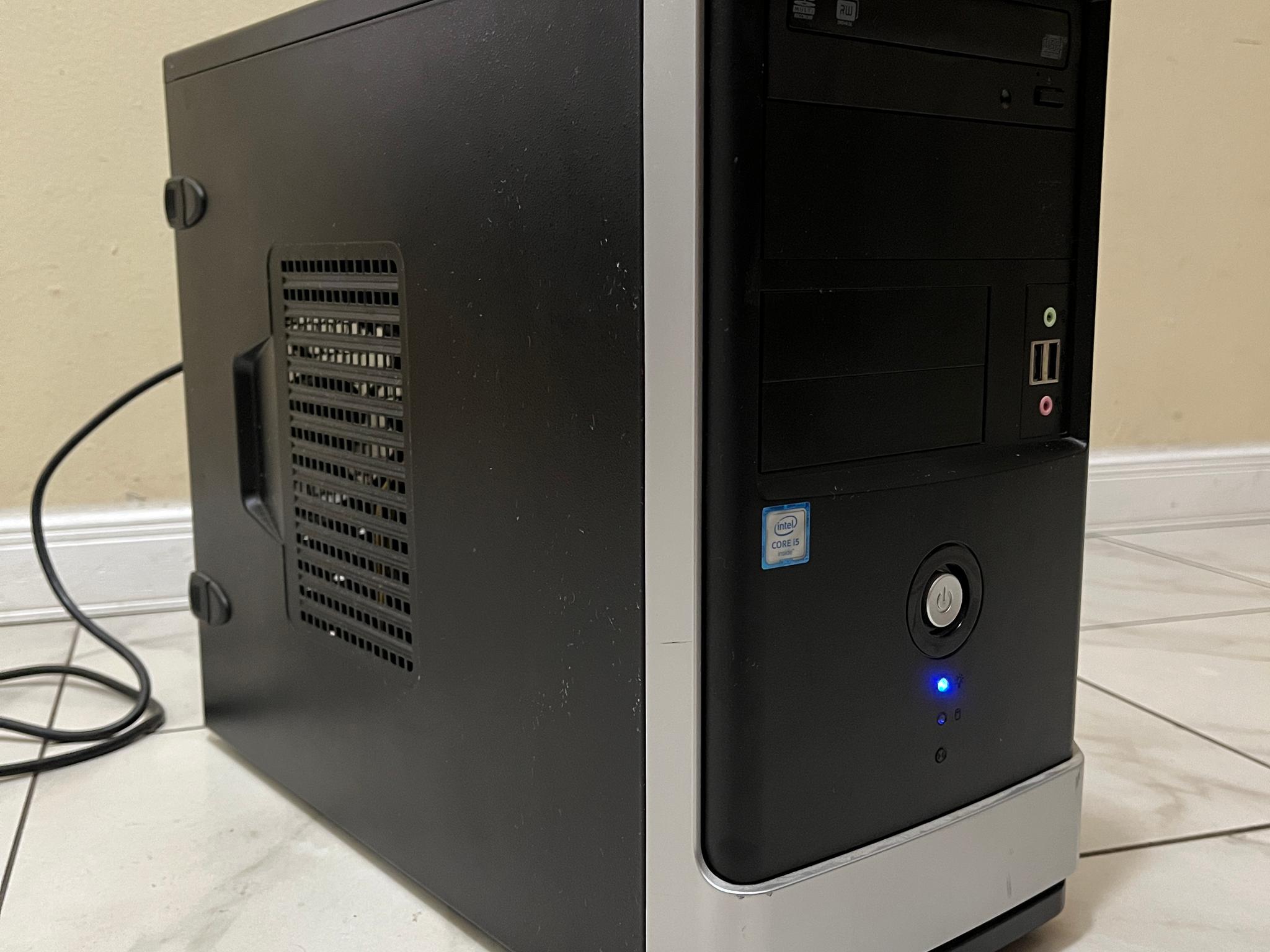 🖥️ Budget Sleeper Office Gaming PC – Intel i5-7400, NVIDIA GTX 1070 8GB, 1TB Storage & 12 GB RAM 🔥