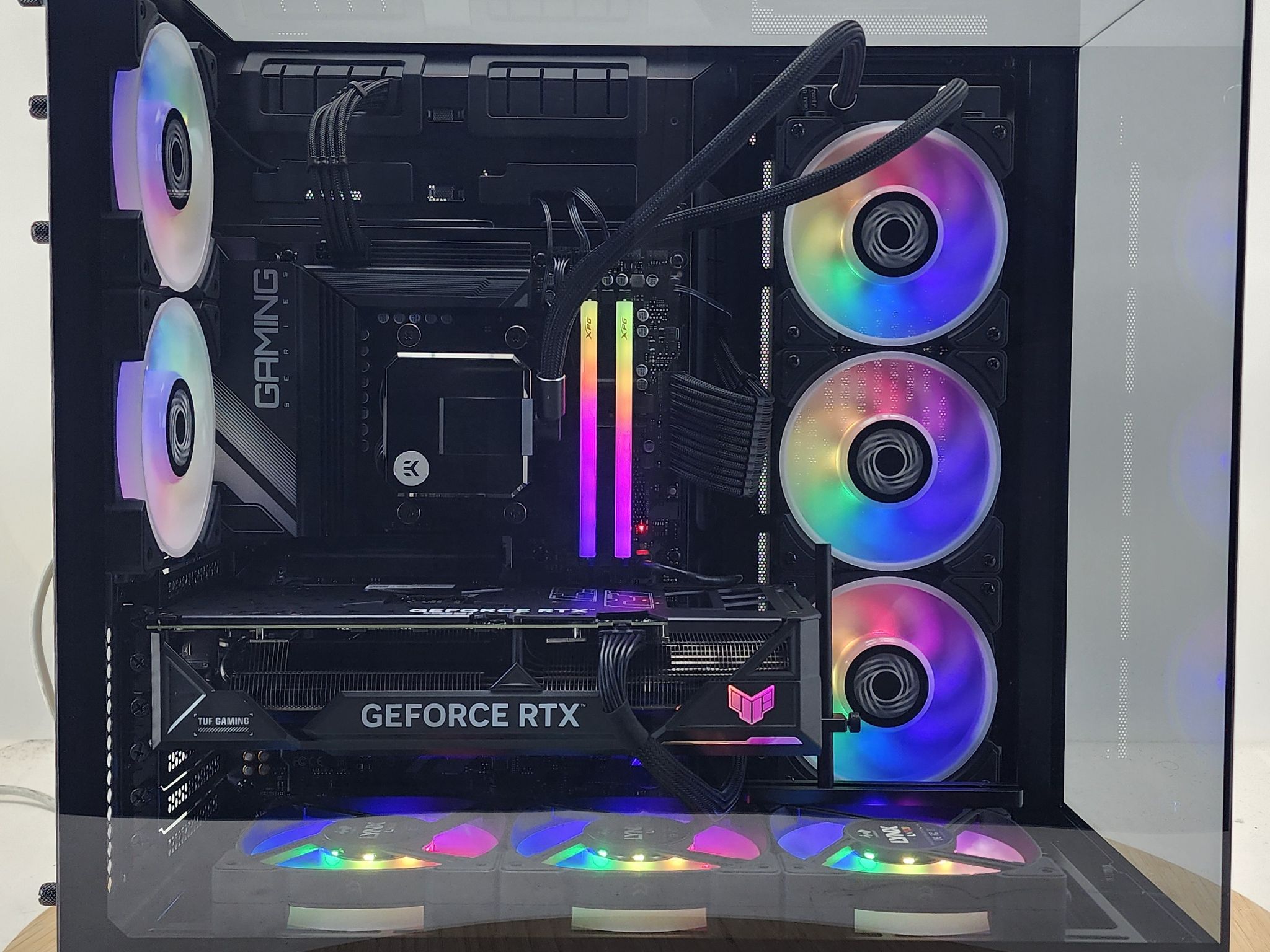 Gaming PC Ryzen 7 9700X 32GB RAM 1TB SSD RTX 4070 Ti SUPER 16GB Windows 11 Computer