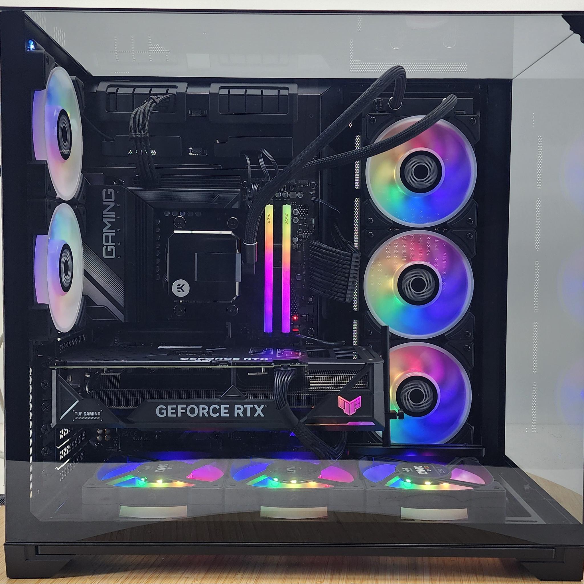 Gaming PC Ryzen 7 9700X 32GB RAM 1TB SSD RTX 4070 Ti SUPER 16GB Windows 11 Computer