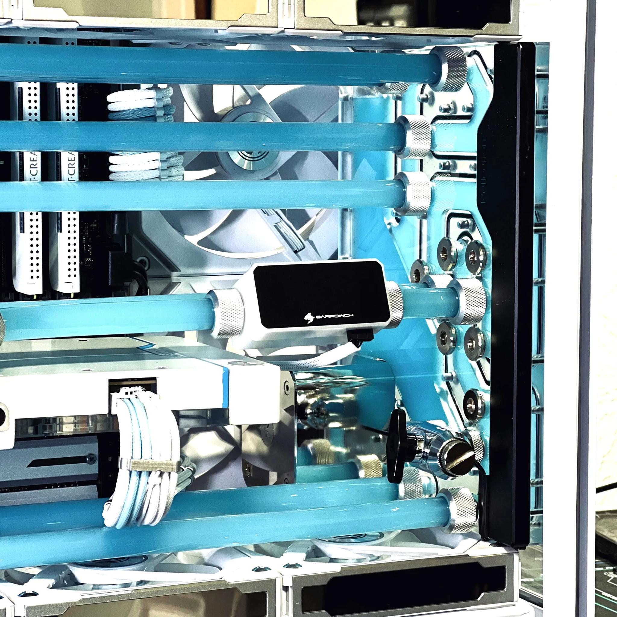 Custom Watercooled Gaming PC - 7800X3D, RTX 4080, 32GB DDR5, EKWB custom loop cooling