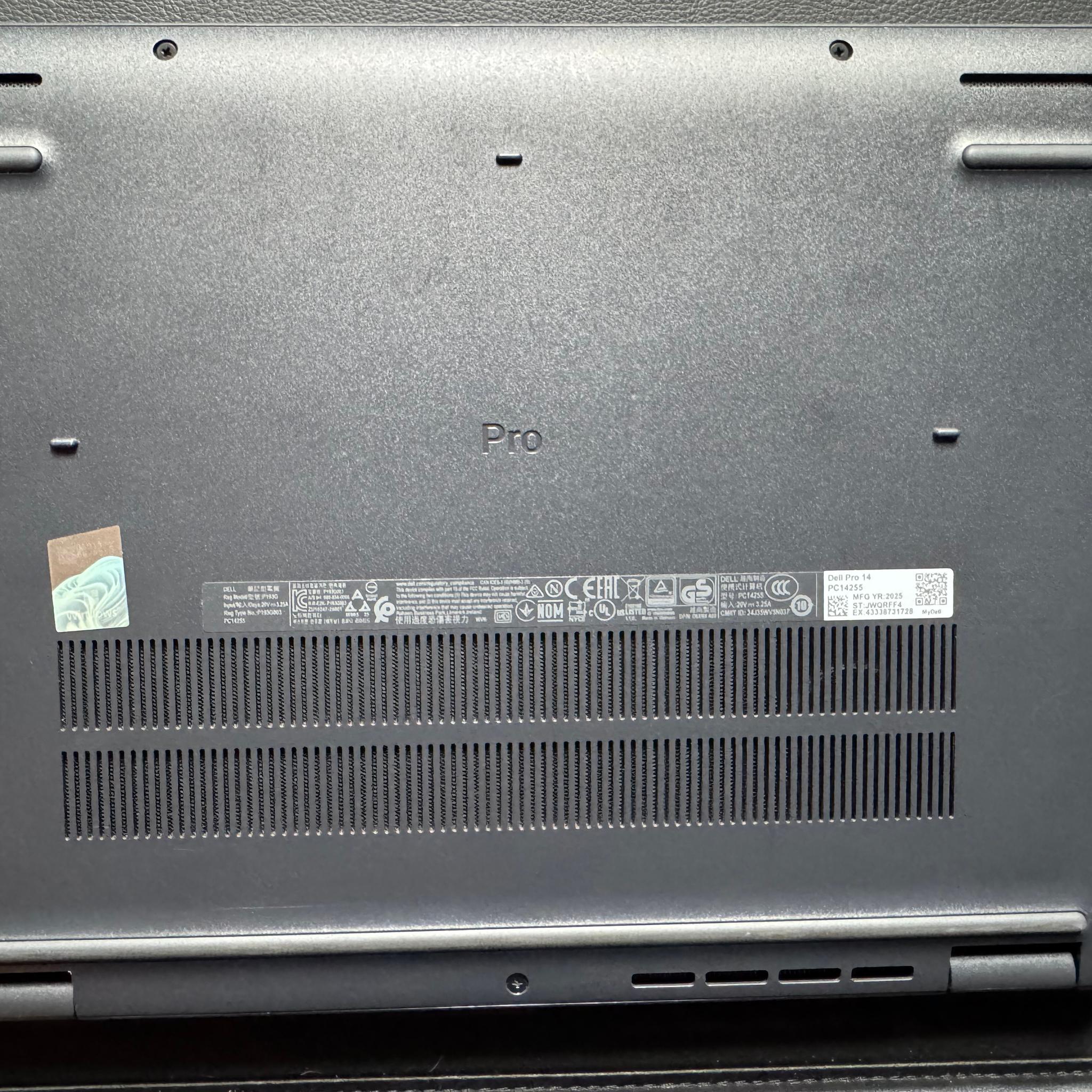Dell Pro 14 2025 Build