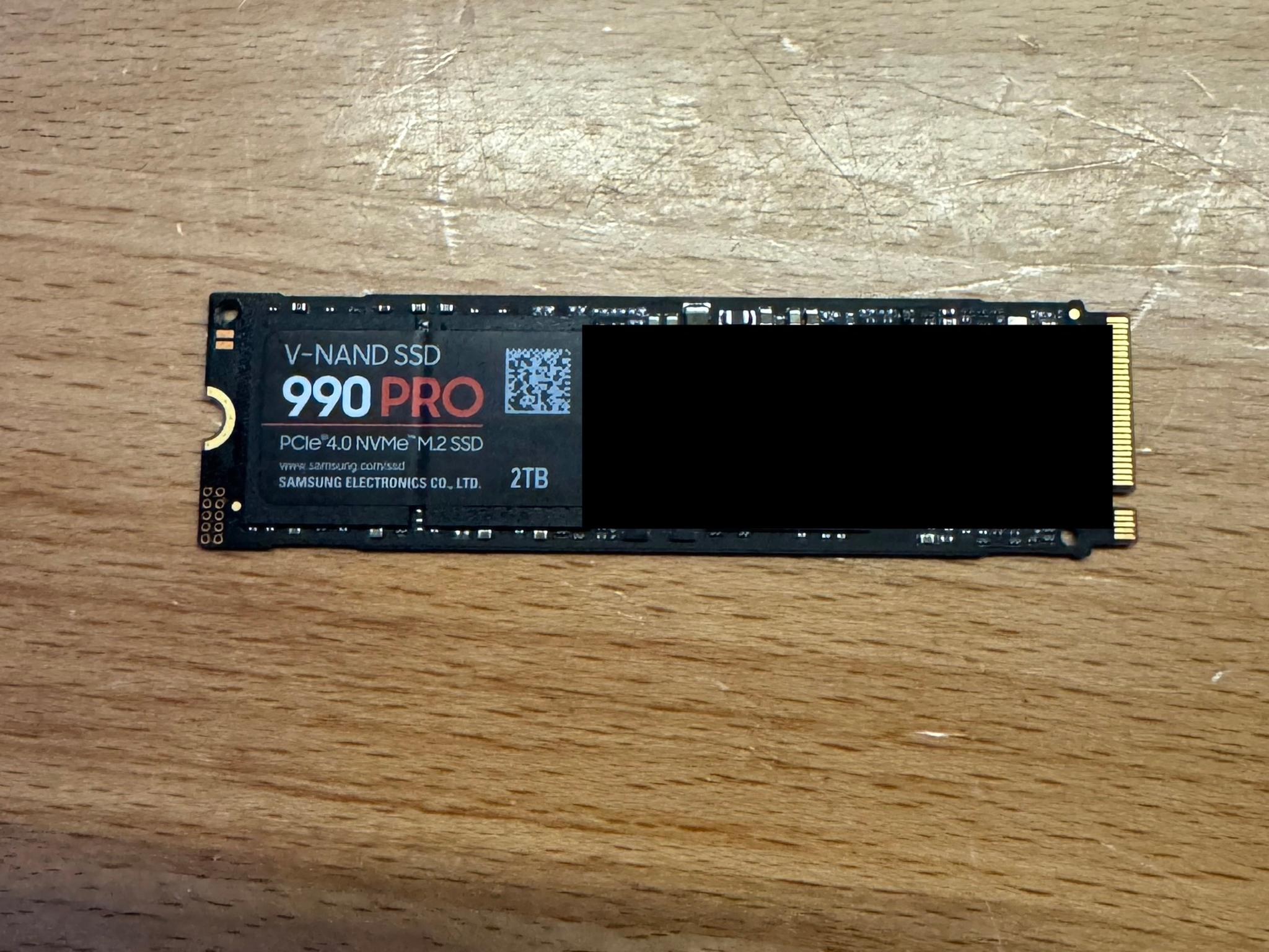2TB Samsung 990 Pro SSD