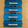 16GB Corsair DDR3 1600MTs 4x4gb kit Blue