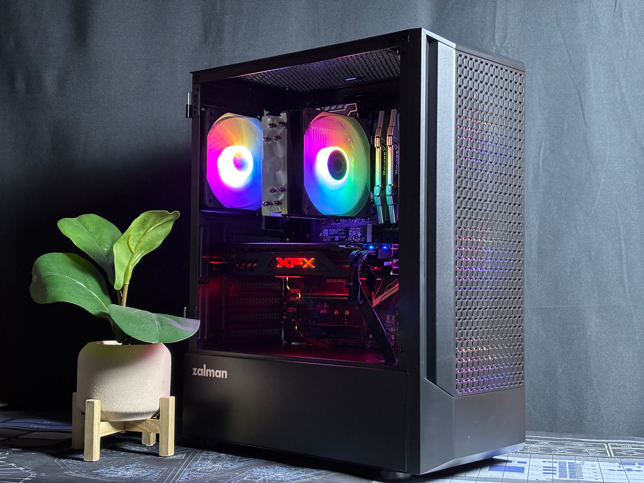 SWEET BEGINNER PC💥Intel I7 7700K | RX 580 8GB | 16gb DDR4 | 256GB M.2 SSD | 1TB HDD💥