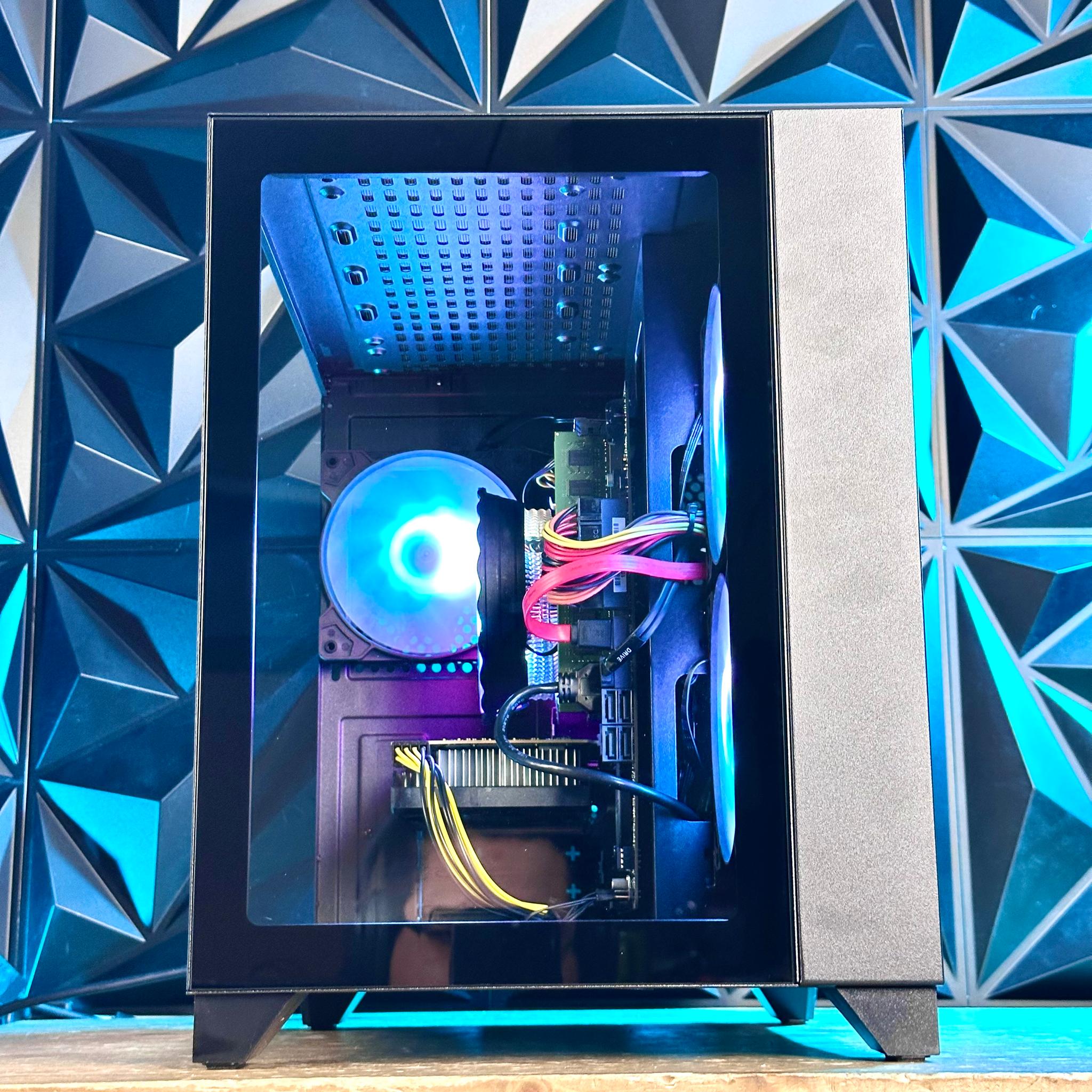 Dual Glass Intel Core i7 - 32GB RAM - Nvidia GTX 1660 Super - SSD + 1TB Windows 11 Custom Gaming PC