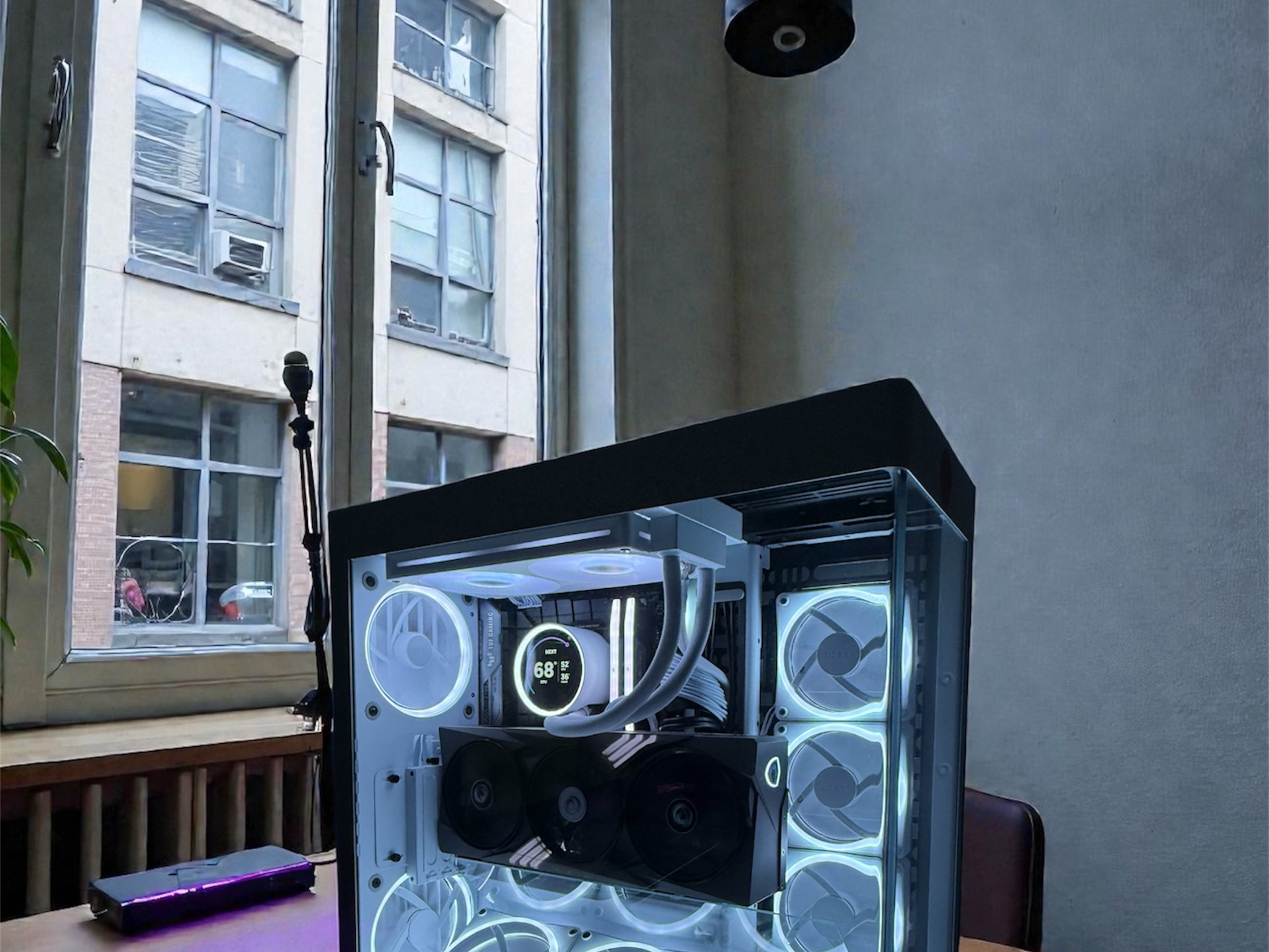 ❄️THE WHITE TOWER ❄️ — HAVN HS420 VGPU + 8x NZXT Duo RGB Fans — Case Only