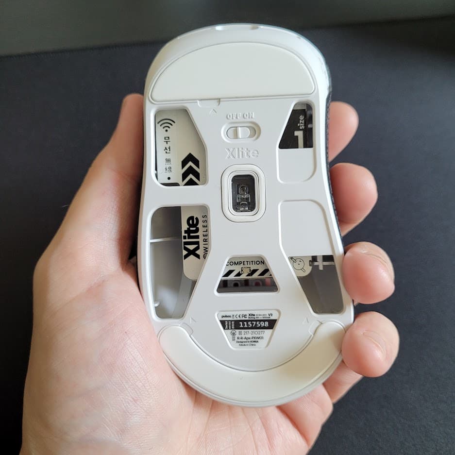 Pulsar Xlite V2 Mini Wireless Gaming Mouse - White