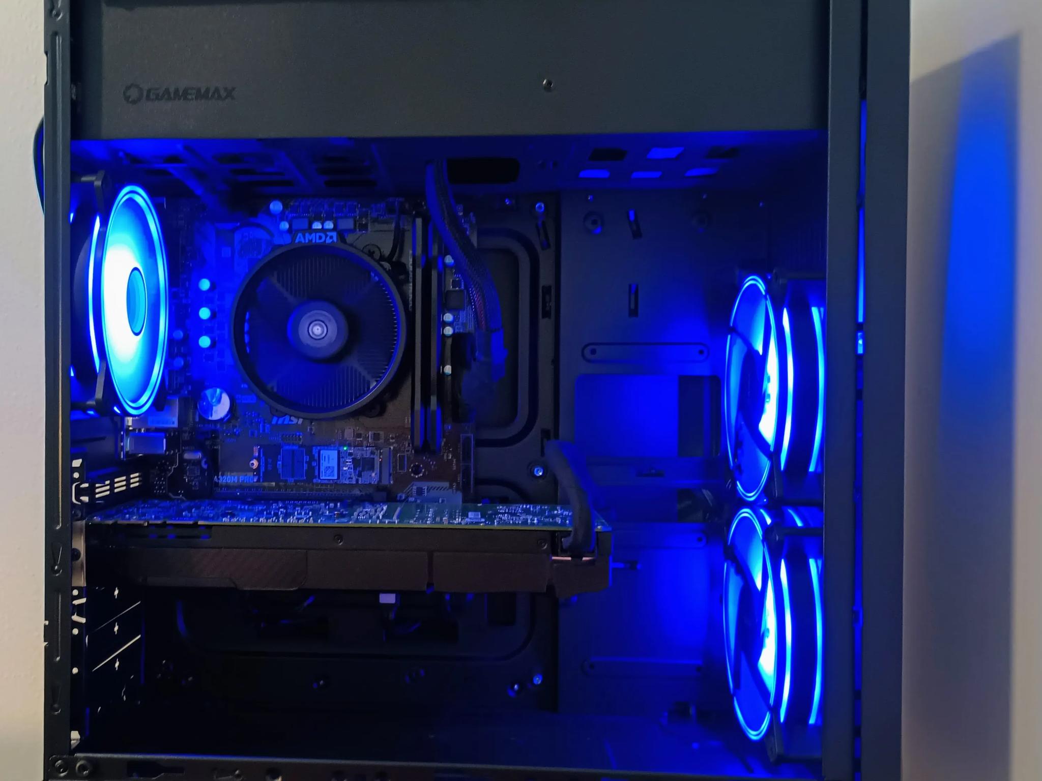 GTX 1070 RYZEN 5 3500 1TB ssd RYZEN 5 3500  aRGB GAMING PC "THE SENTINAL"