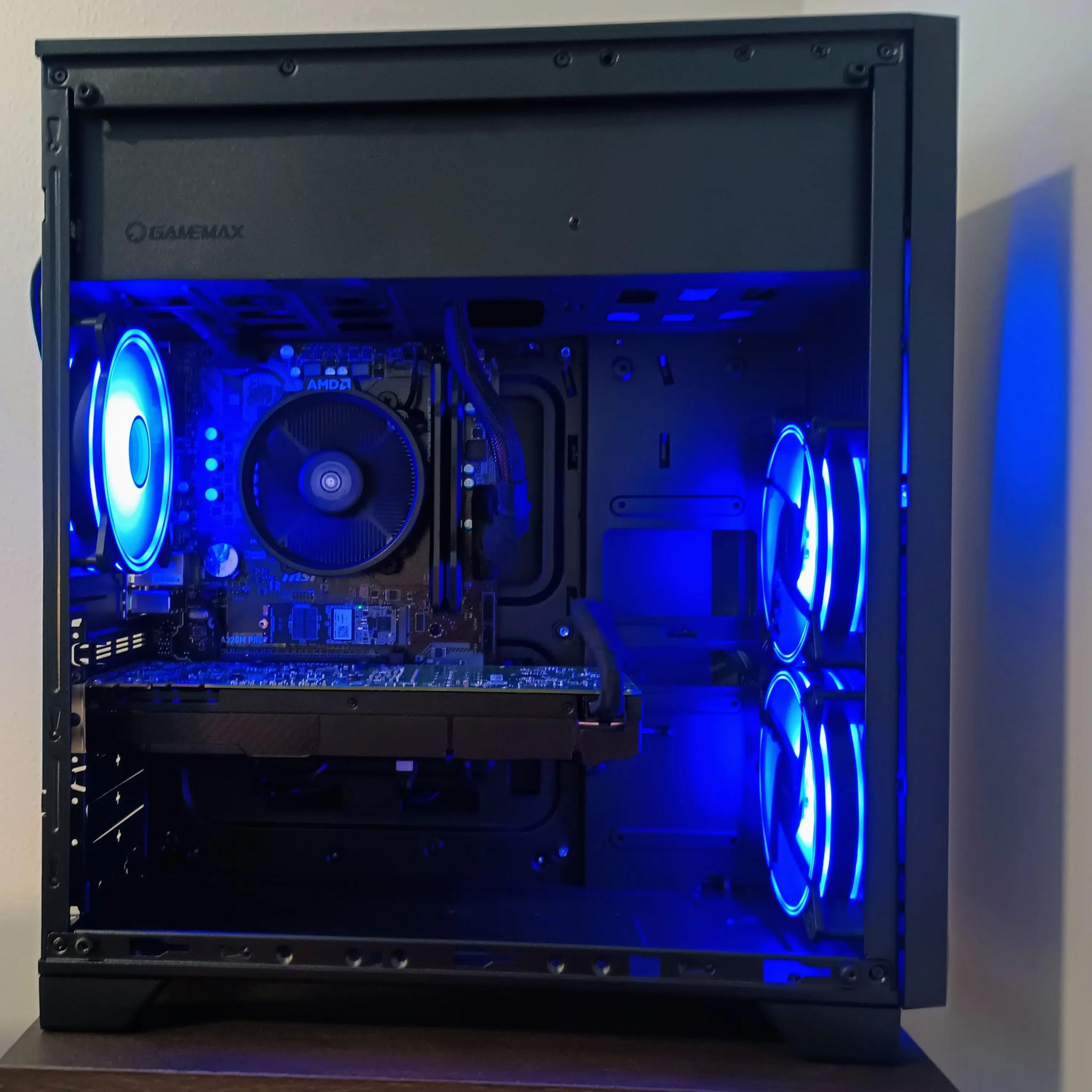 GTX 1070 RYZEN 5 3500 1TB ssd RYZEN 5 3500  aRGB GAMING PC "THE SENTINAL"