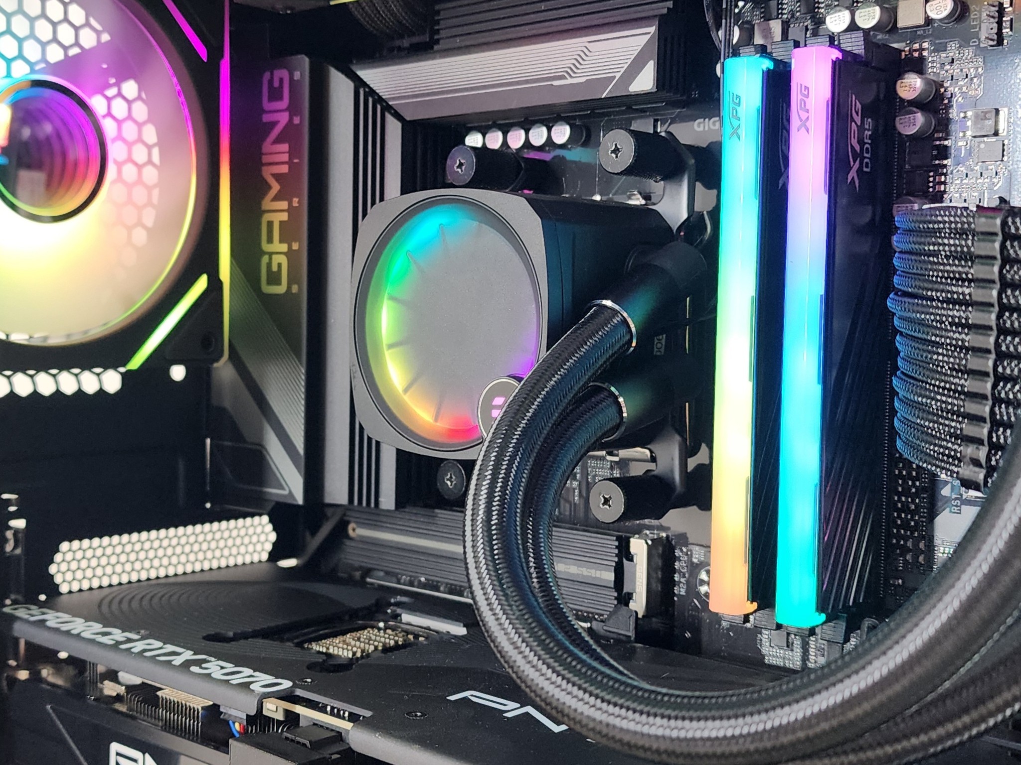 Gaming PC Ryzen 7 7700 32GB RAM 1TB SSD RTX 5070 12GB Windows 11 Computer