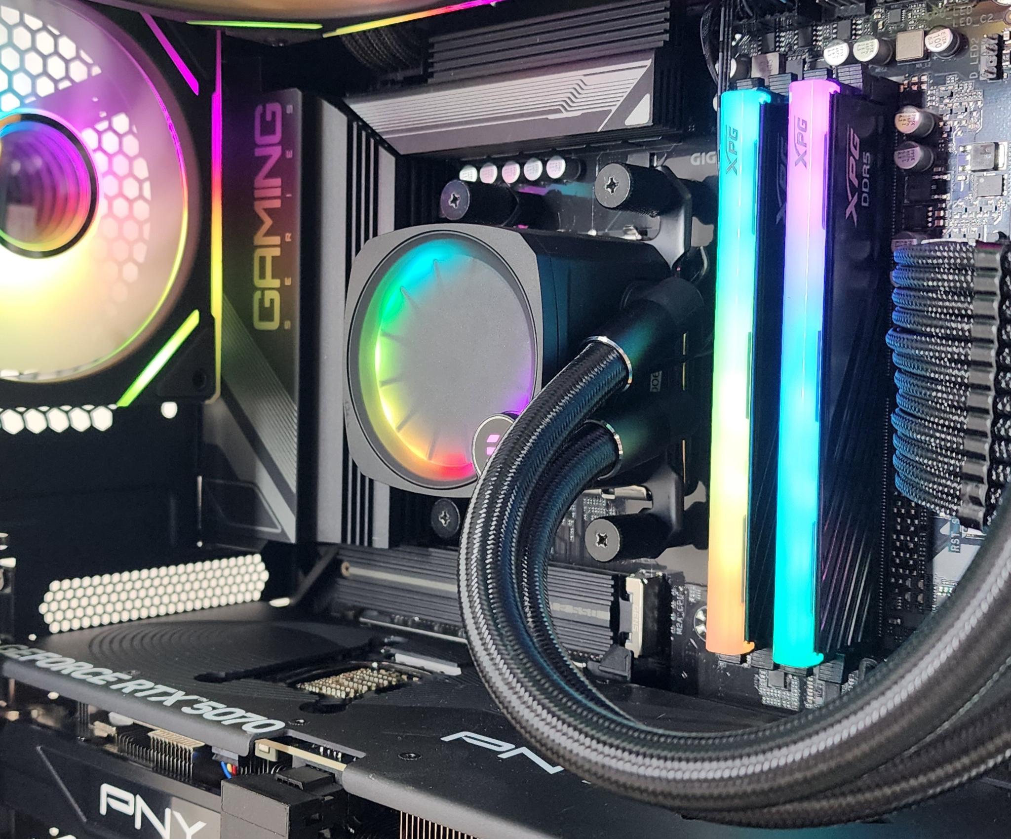 Gaming PC Ryzen 7 7700 32GB RAM 1TB SSD RTX 5070 12GB Windows 11 Computer